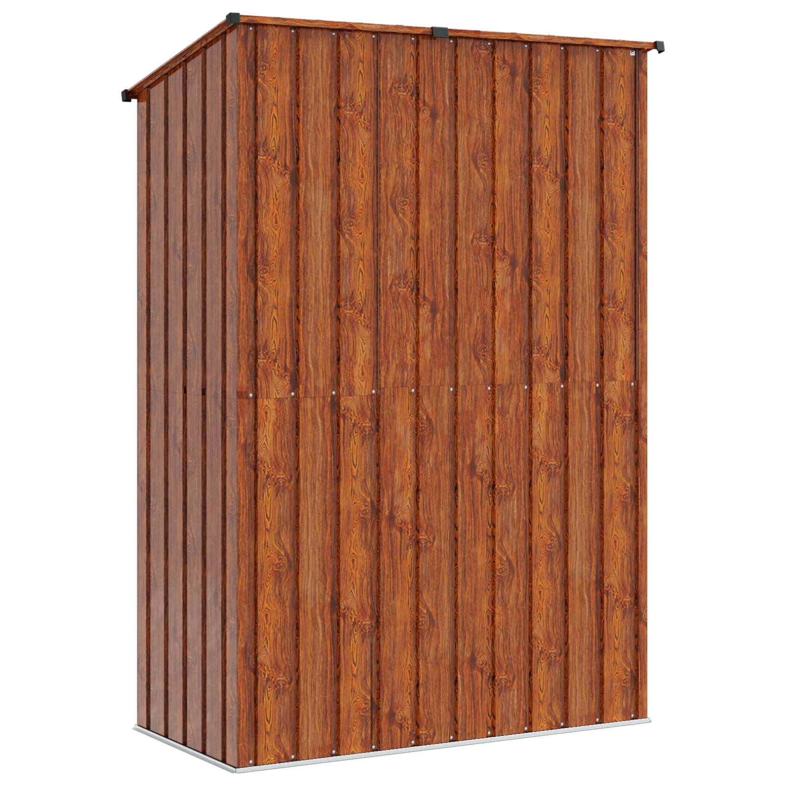Vrtne šupe Smeđa 140,5 x 74 x 200 cm Metal