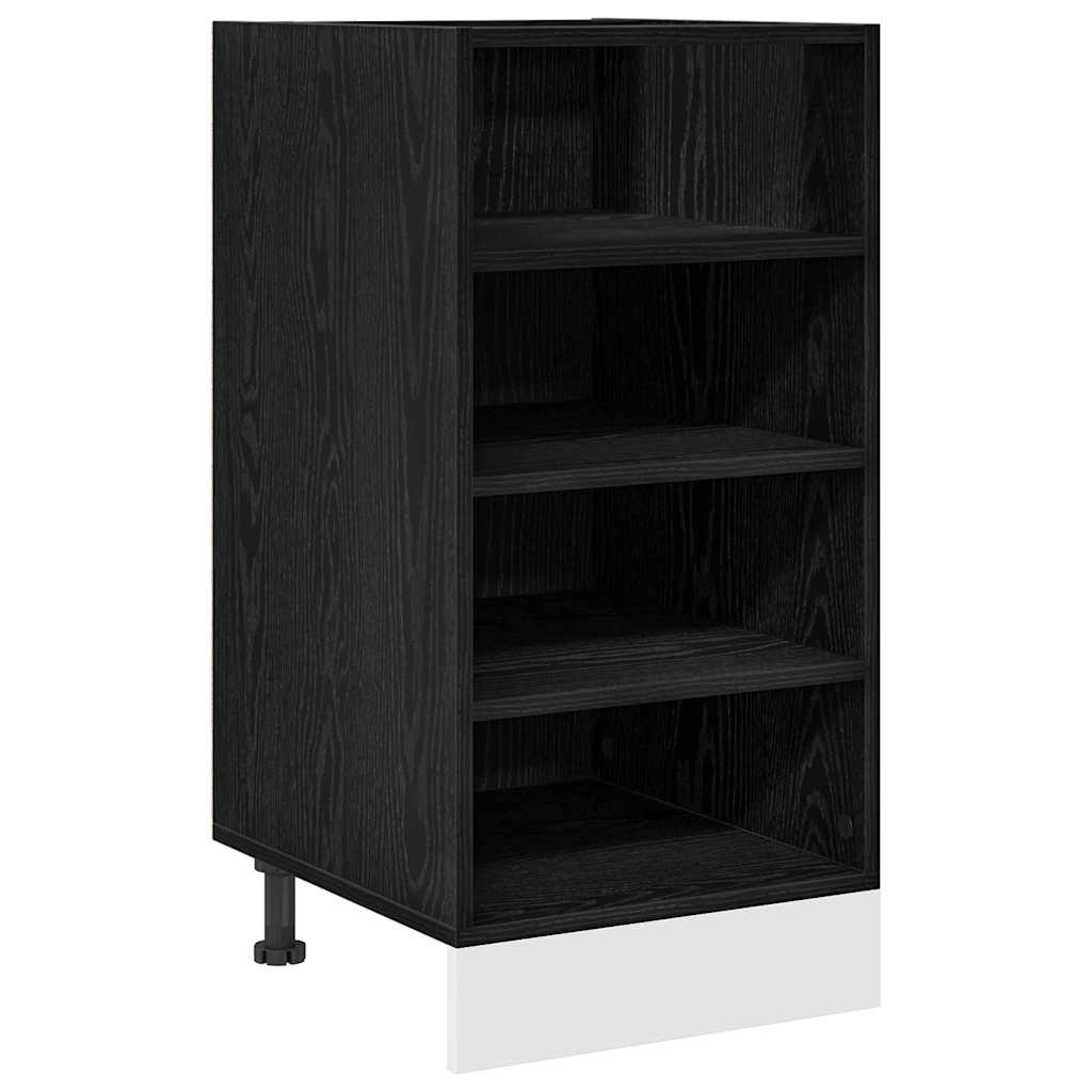 Kuhinjska baza ormarića Crni hrast 40 x 44,5 x 81,5 cm