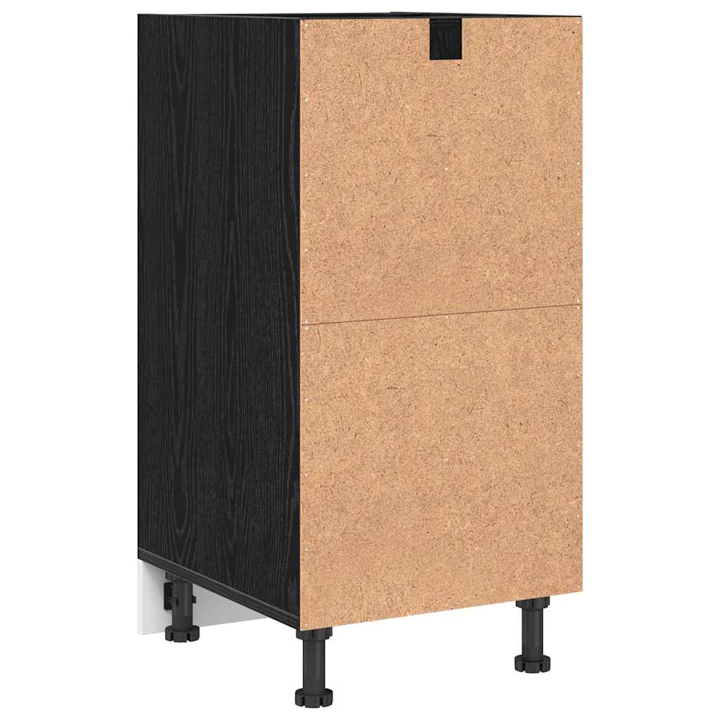 Kuhinjska baza ormarića Crni hrast 40 x 44,5 x 81,5 cm