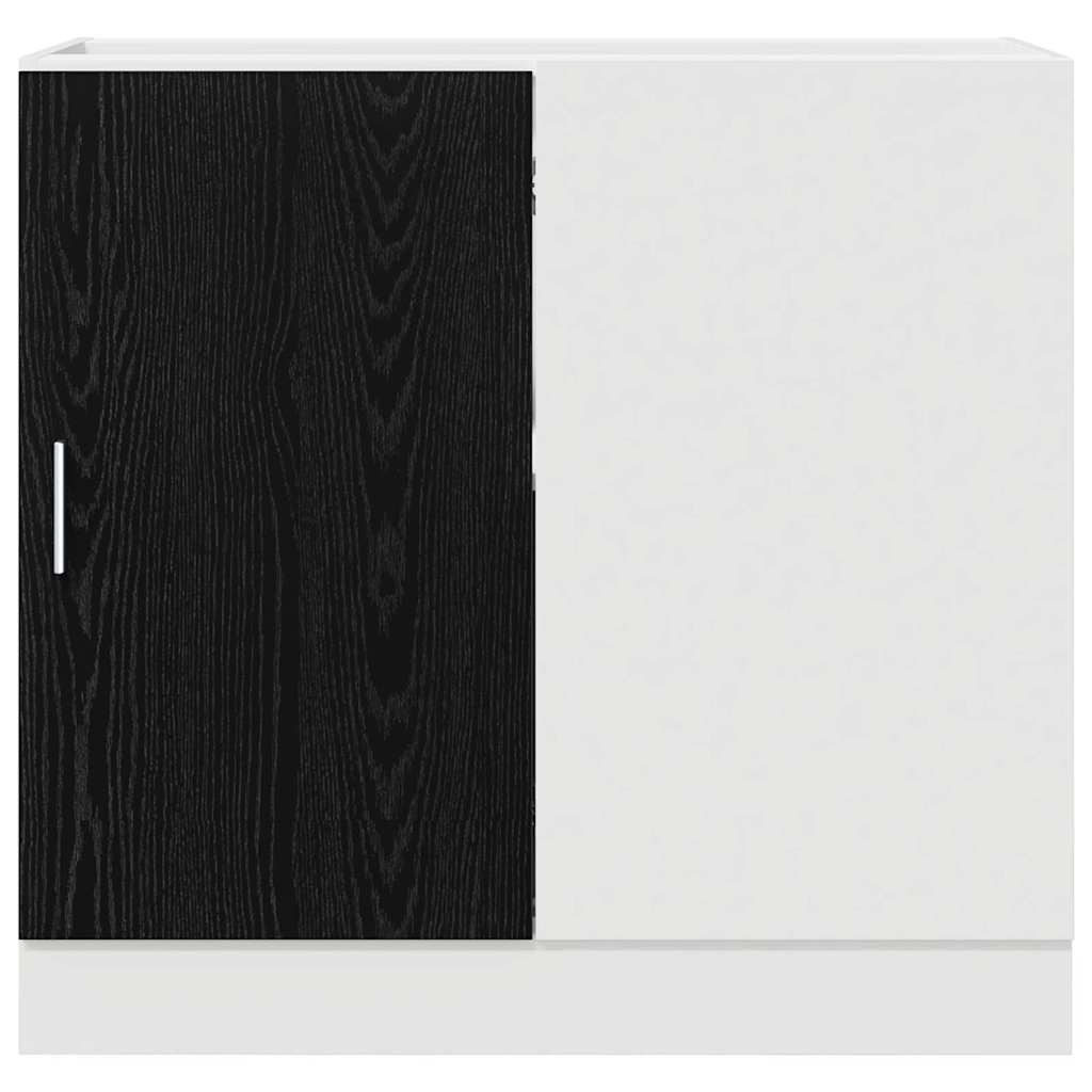 Kuhinjska Kutna Donja Vitrina Crni hrast 86 x 46 x 81,5 cm