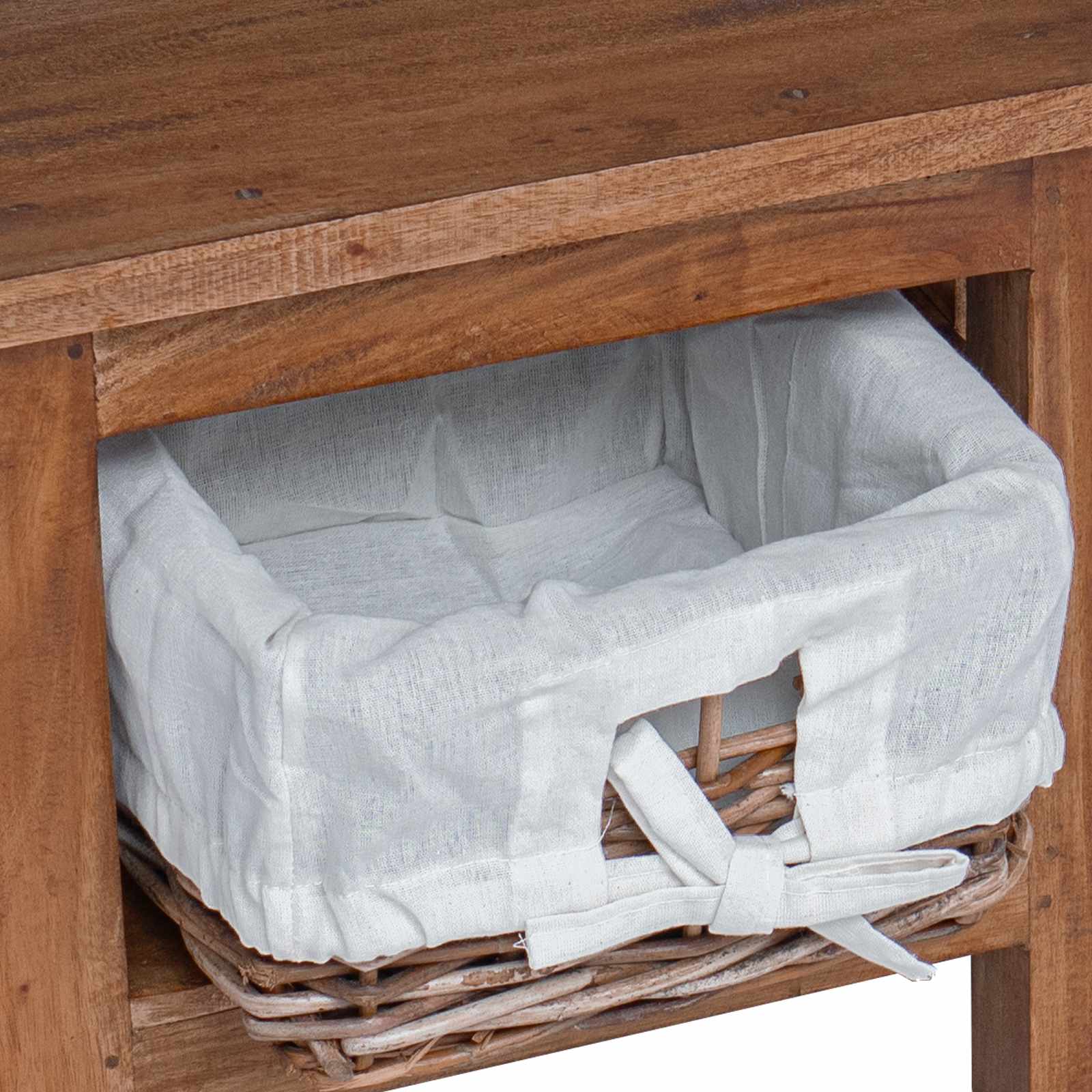 Bocni stol Smeđa 38 x 28 x 35 cm Čvrsto mahagonijevo drvo
