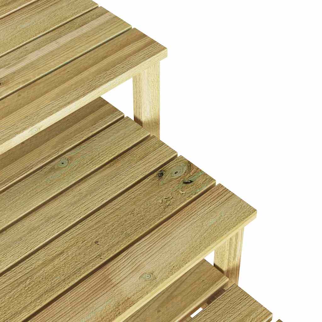stol 3 pcs Prirodna Impregnirana borovina