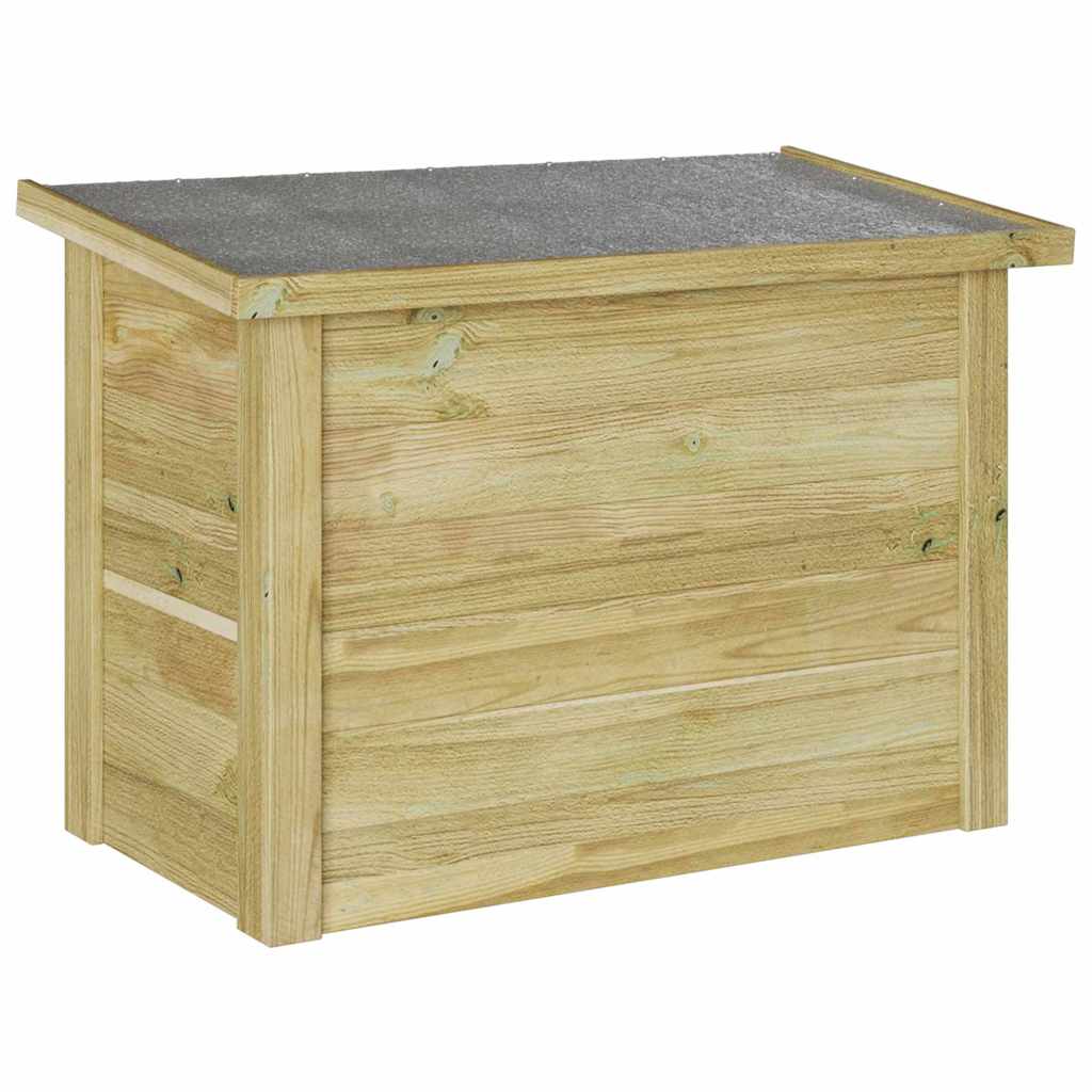 Kutija za spremanje s pohranom Prirodna 80 x 44,5 x 57,5 cm