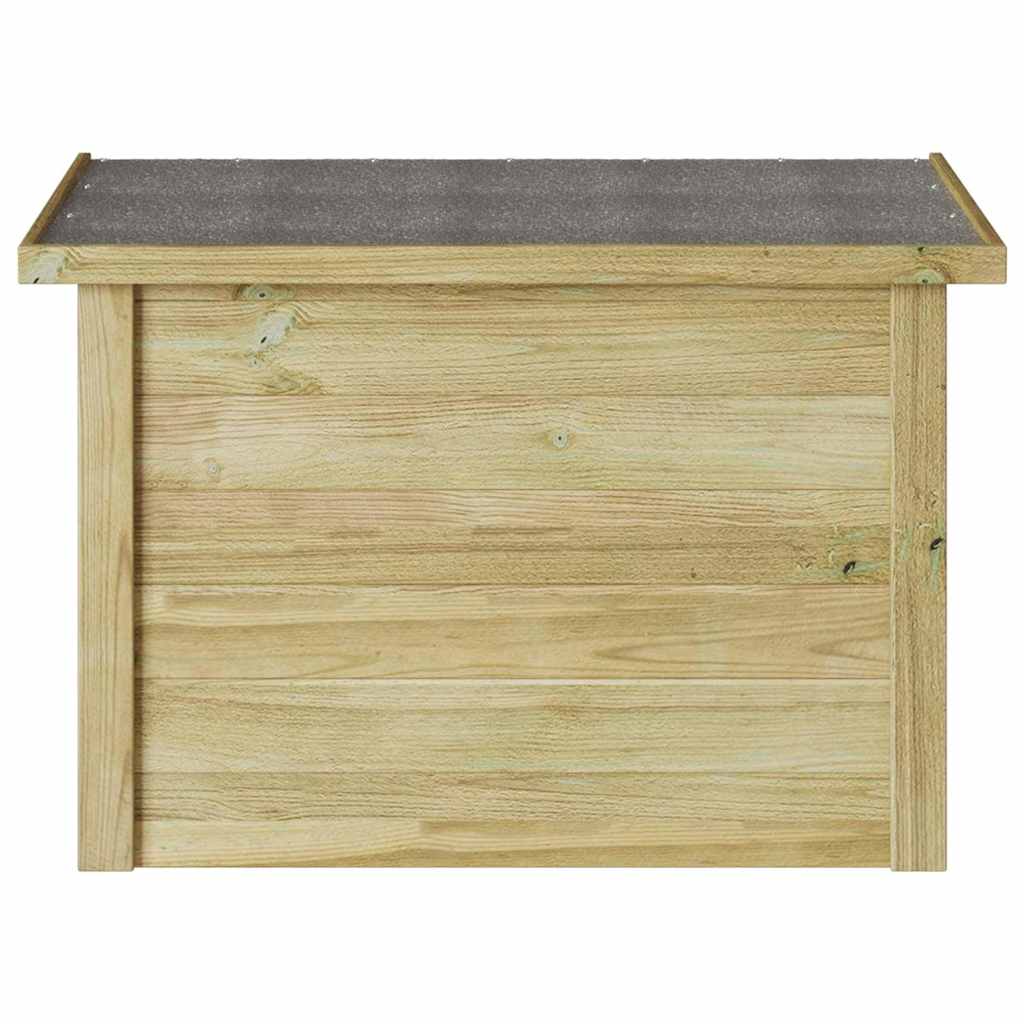 Kutija za spremanje s pohranom Prirodna 80 x 44,5 x 57,5 cm