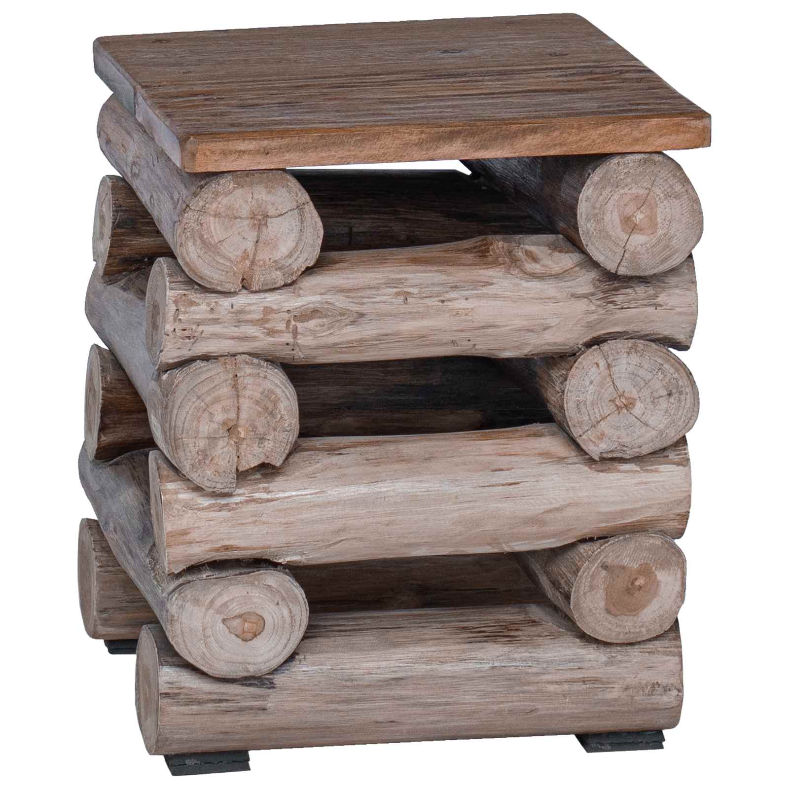 Stolica Prirodna 30 x 30 x 38 cm Čvrsto teak drvo
