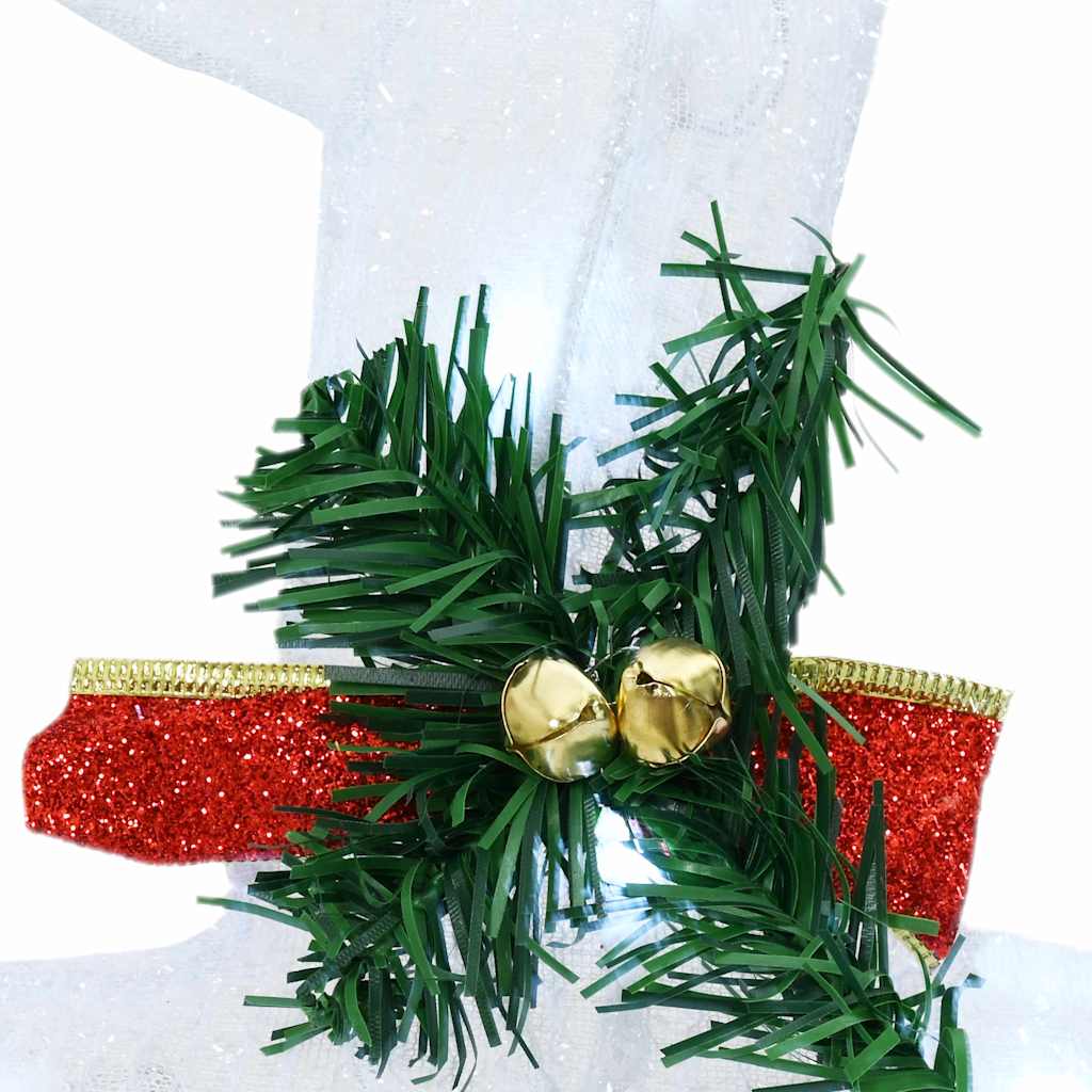 LED Riječni jeleni 7 pcs Bijelo tkanina