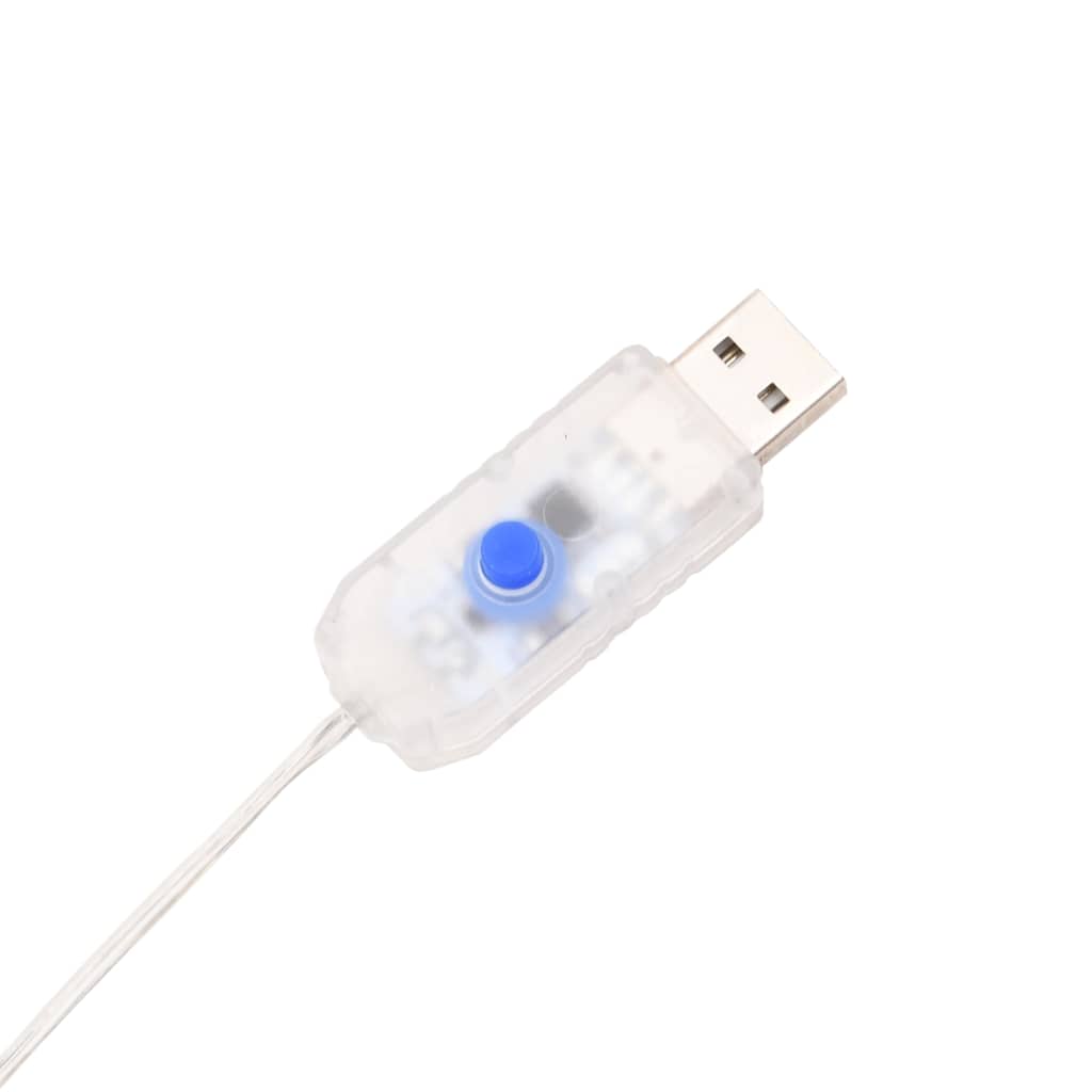 LED Riječni jeleni 4 pcs Srebrno tkanina