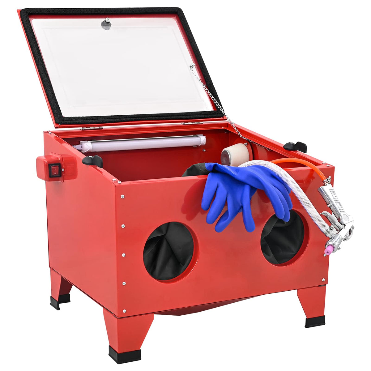Kabina za sandblasting 94,8 L 125 PSI Čelična vrata