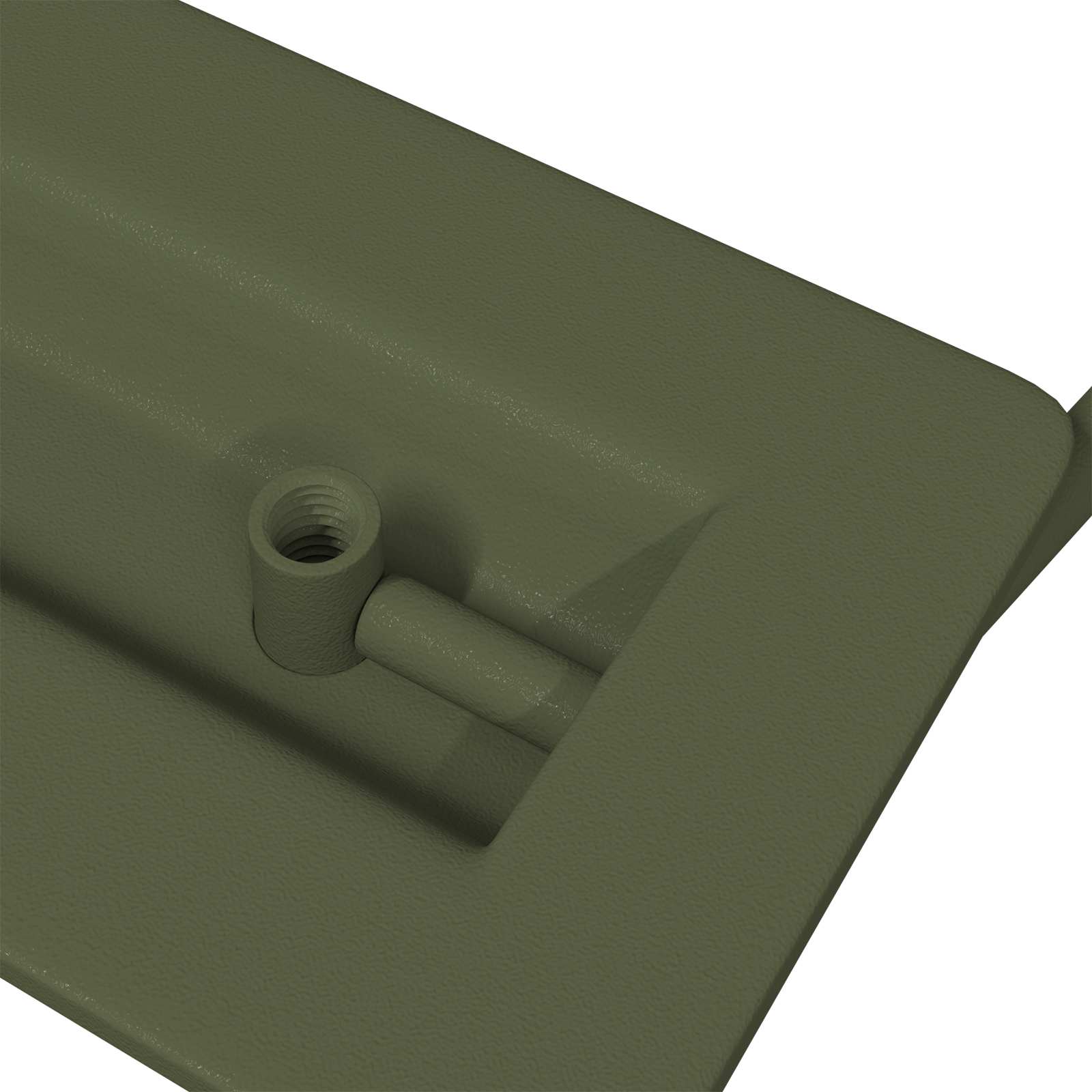 Ručke za ormariće 12 pcs Maslinasto zelena 85 x 45 mm Metal