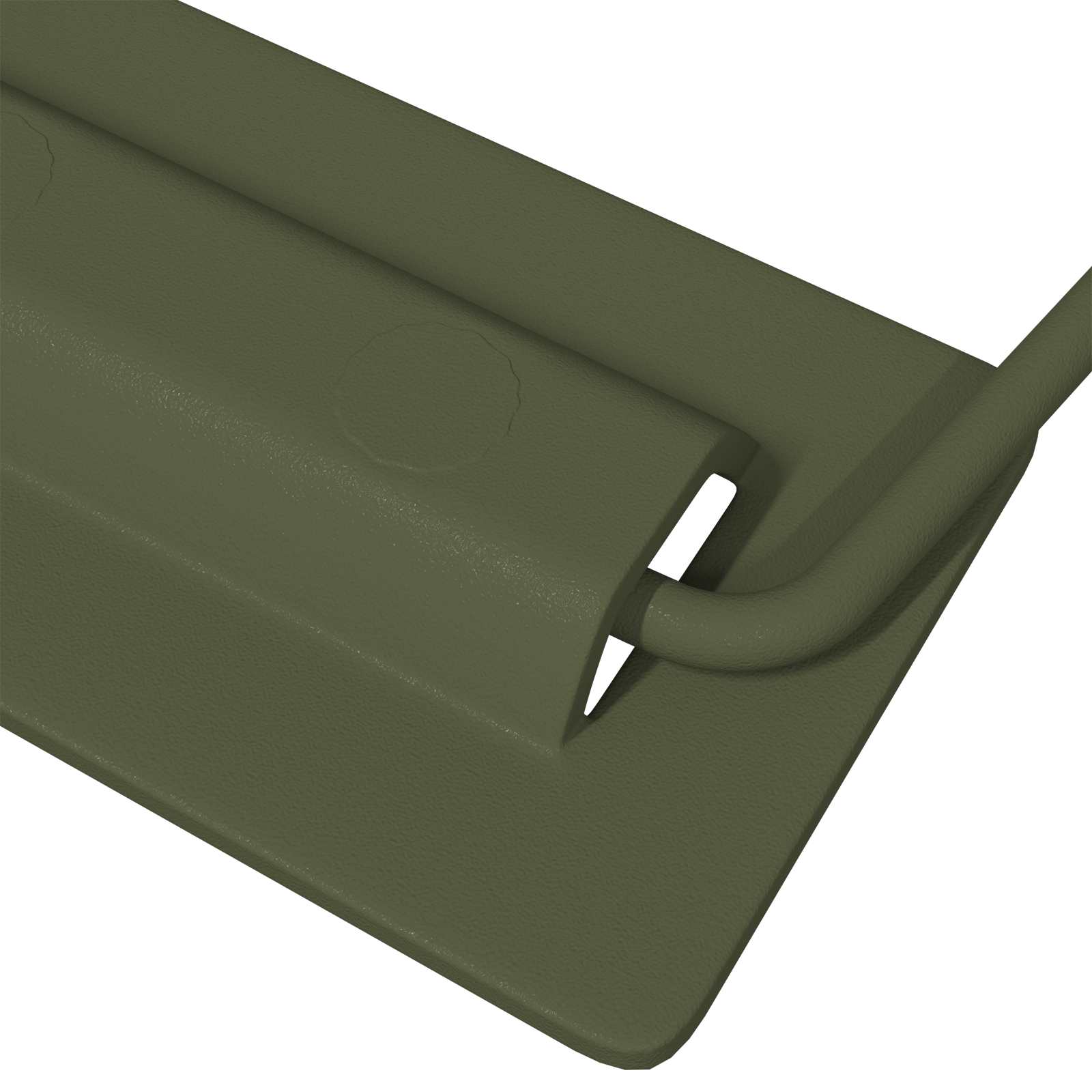 Ručke za ormariće 12 pcs Maslinasto zelena 85 x 45 mm Metal