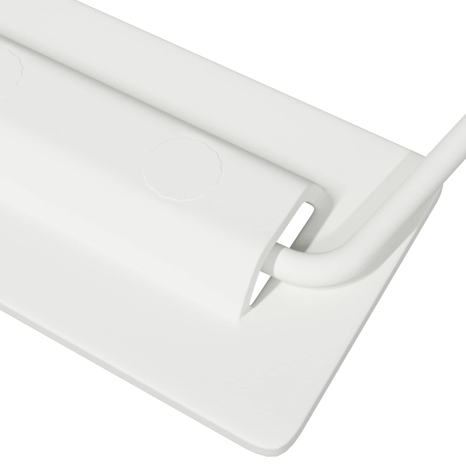 Ručke za ormariće 2 pcs Bijelo 85 x 45 mm Metal