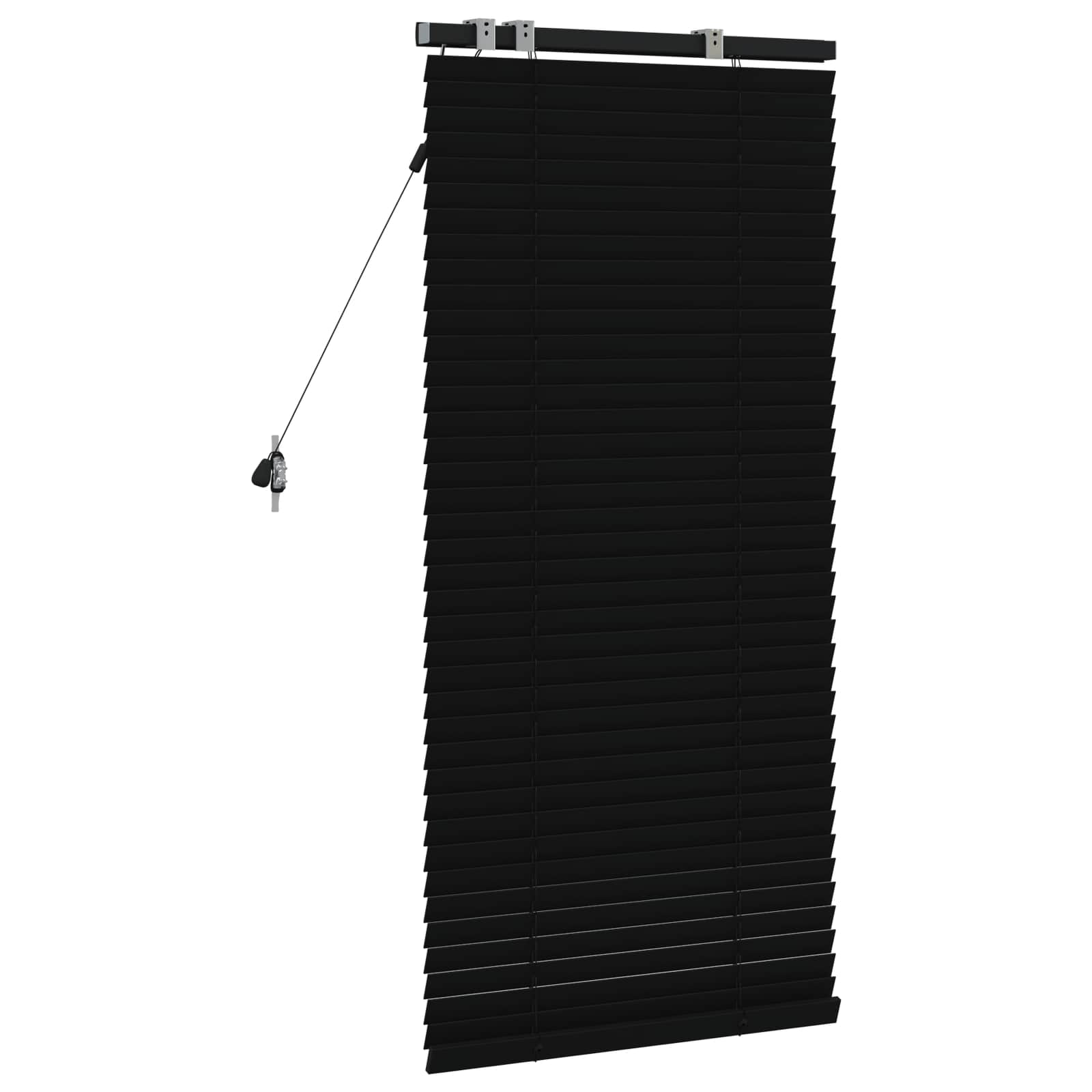 Venecijanska roleta Crna 55 x 130 cm 35 mm