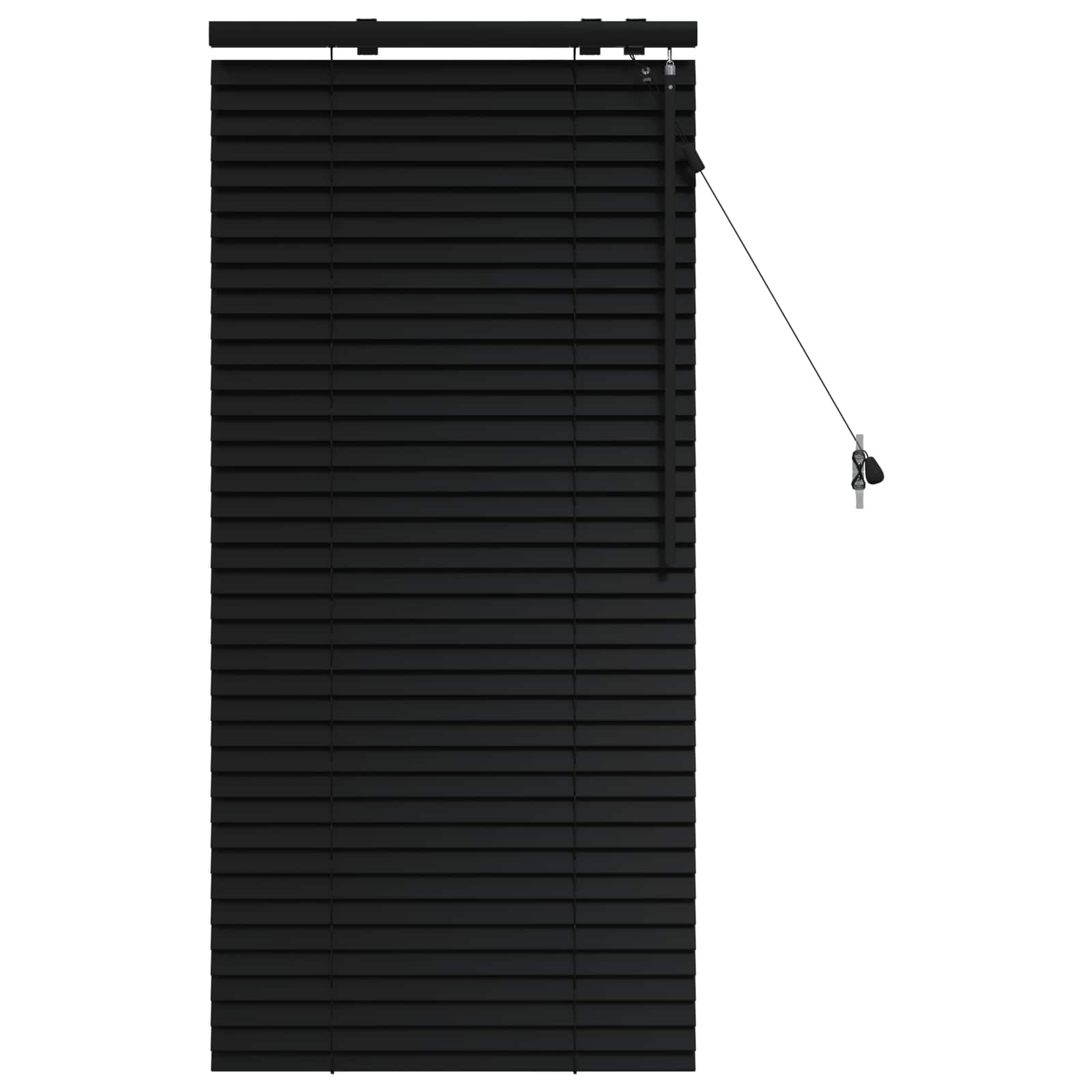 Venecijanska roleta Crna 65 x 130 cm 35 mm