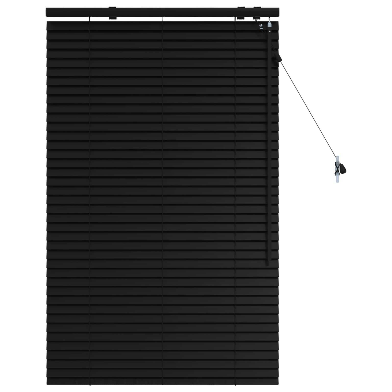 Venecijanska roleta Crna 95 x 130 cm 35 mm