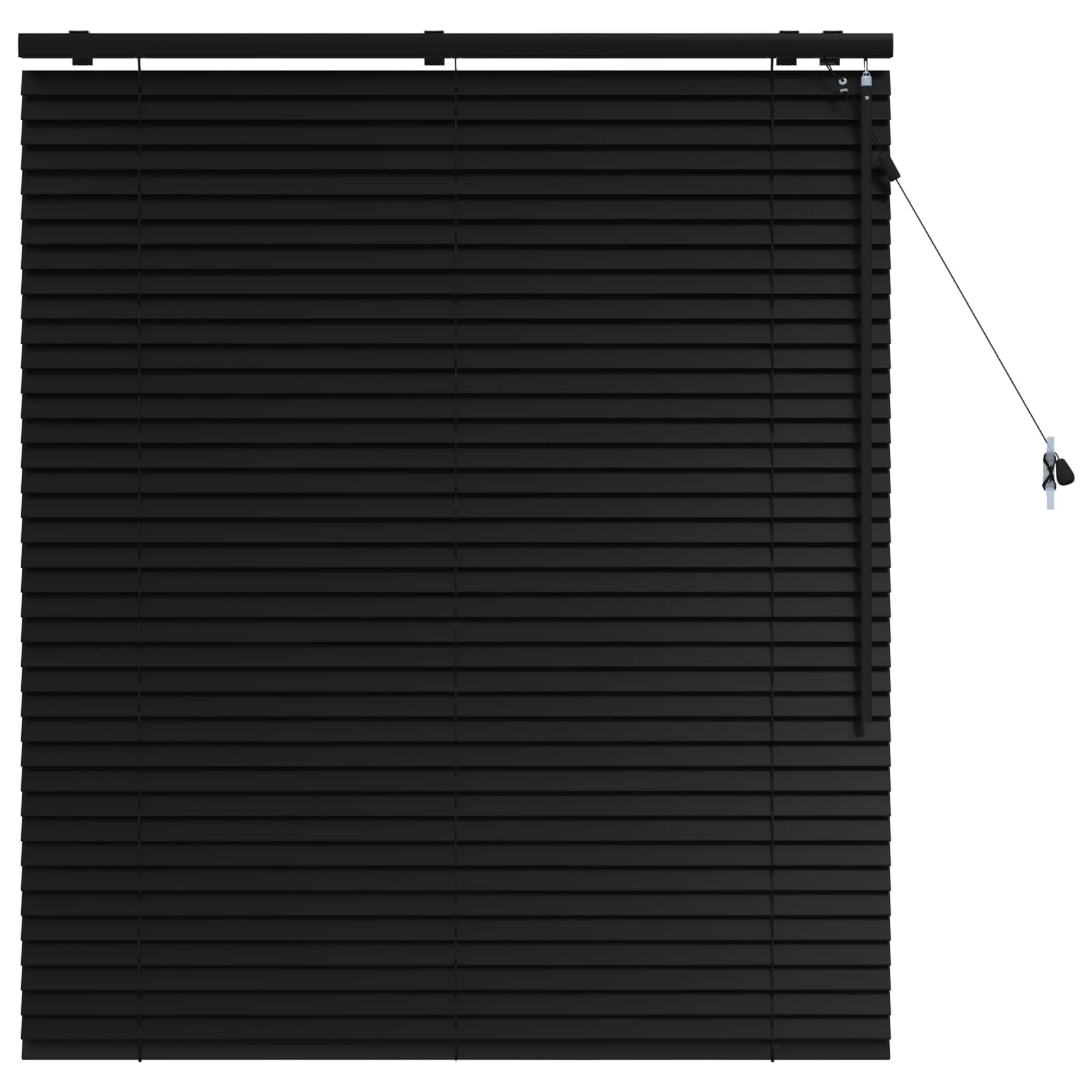 Venecijanska roleta Crna 100 x 130 cm 35 mm