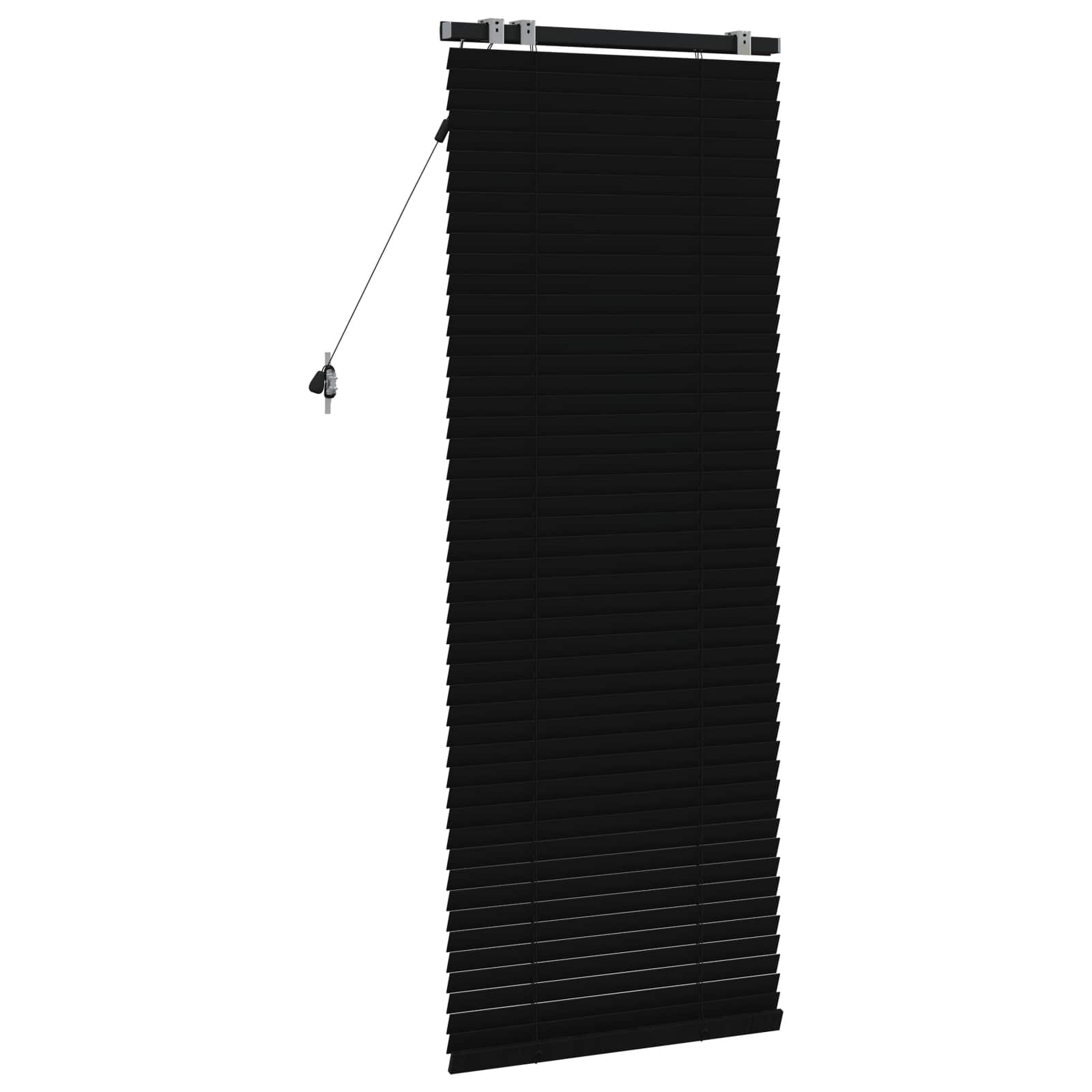 Venecijanska roleta Crna 65 x 160 cm 35 mm