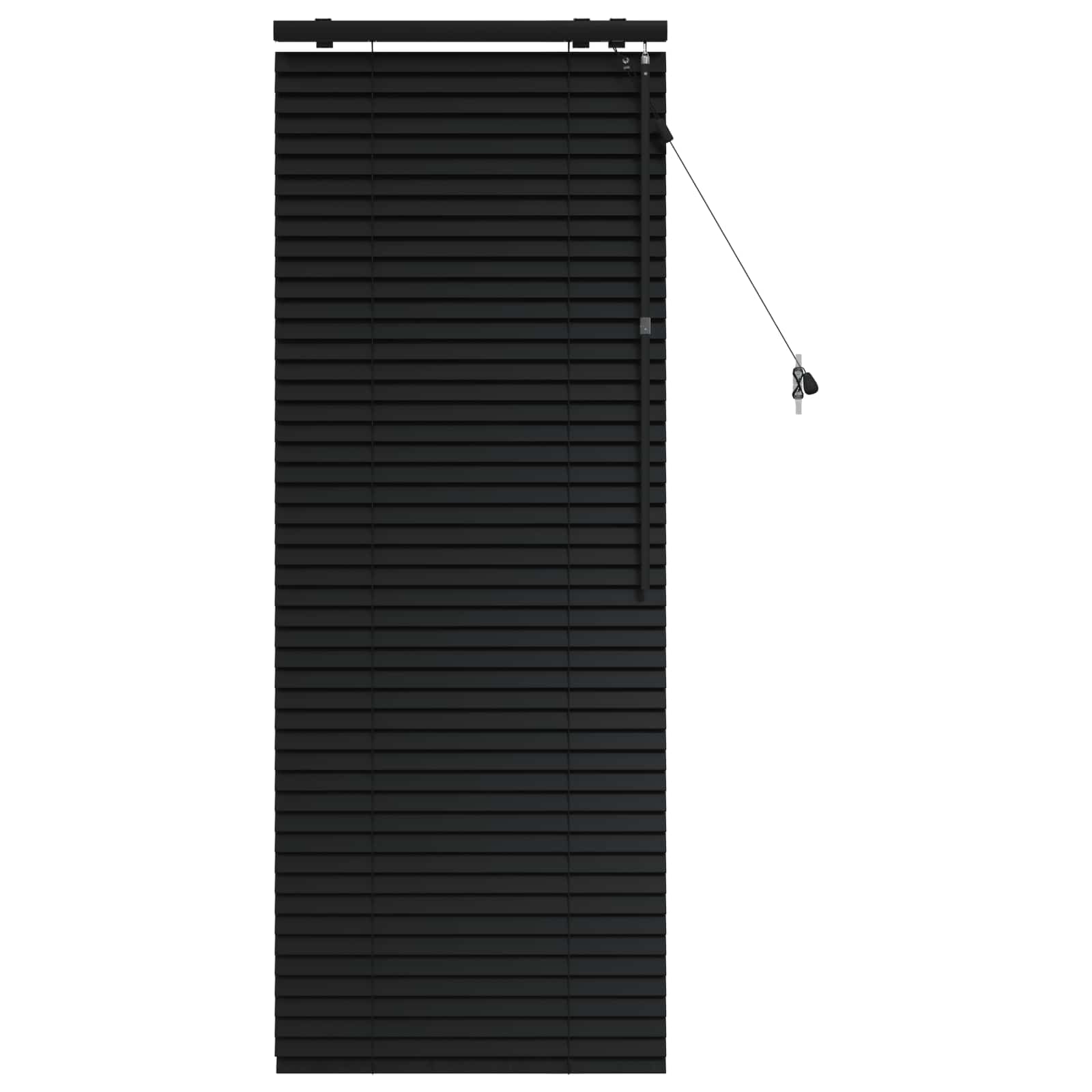 Venecijanska roleta Crna 65 x 160 cm 35 mm