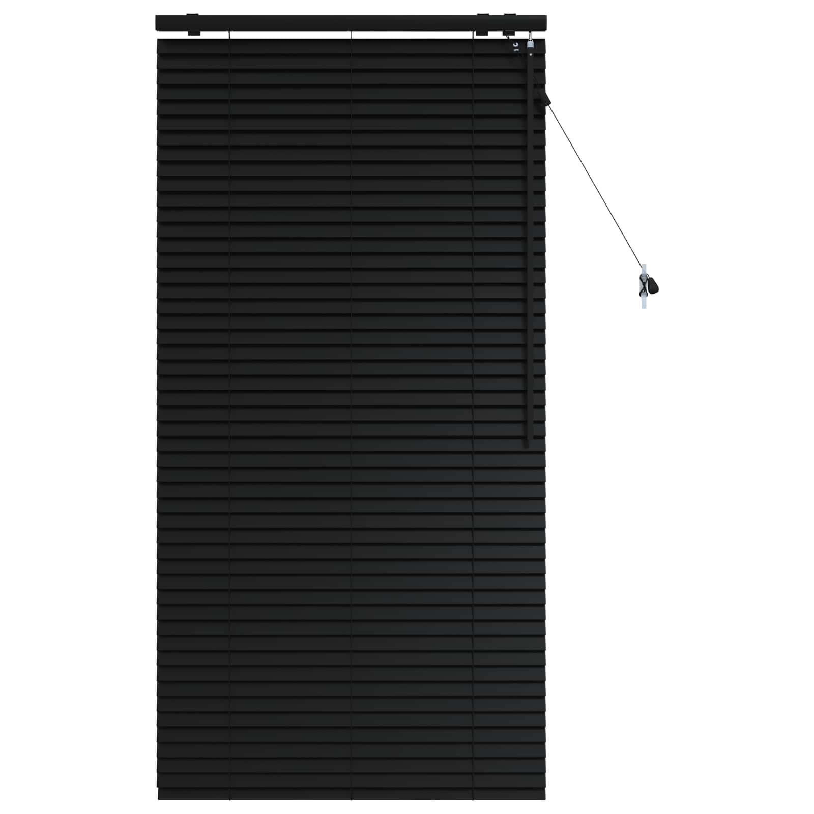 Venecijanska roleta Crna 80 x 160 cm 35 mm