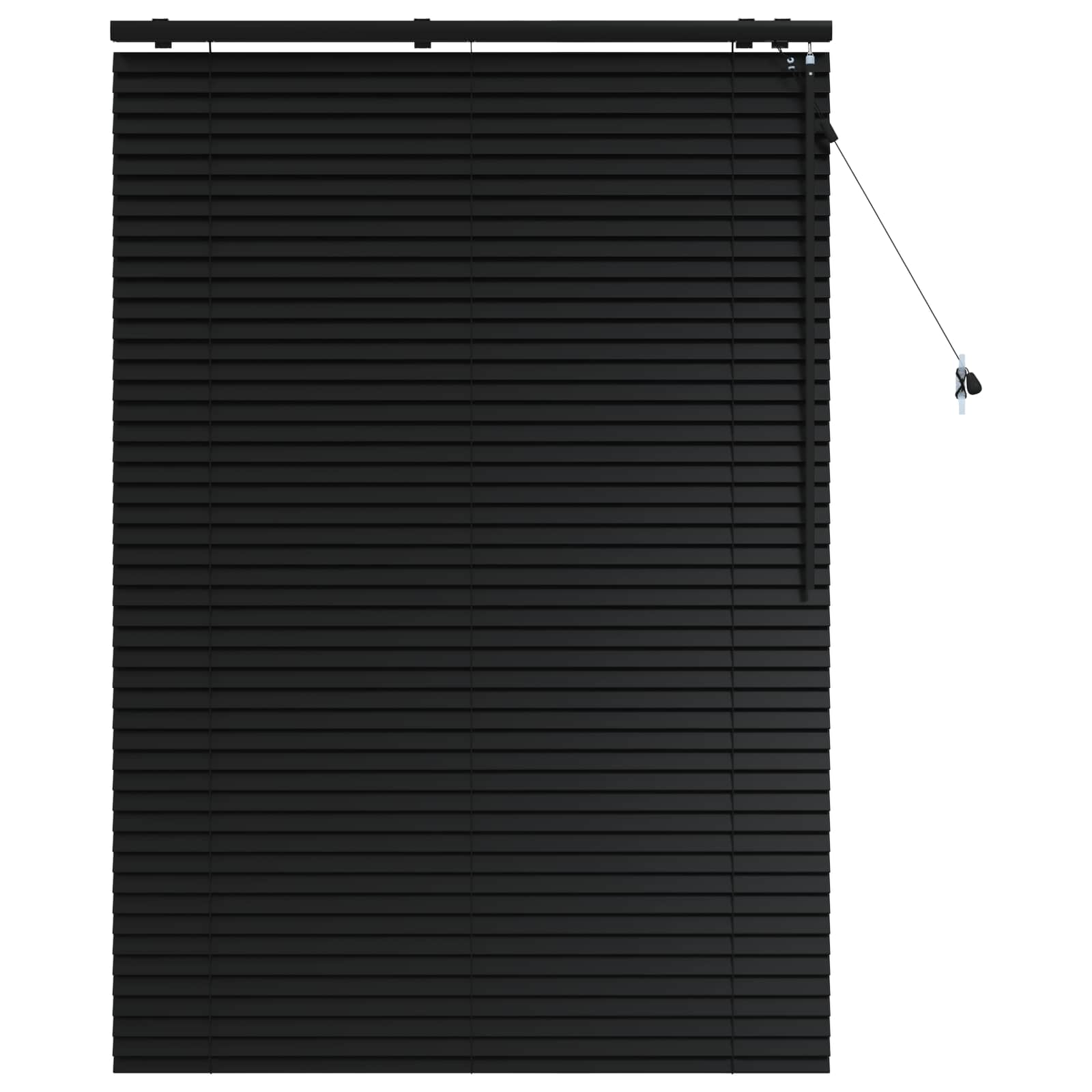 Venecijanska roleta Crna 120 x 160 cm 35 mm