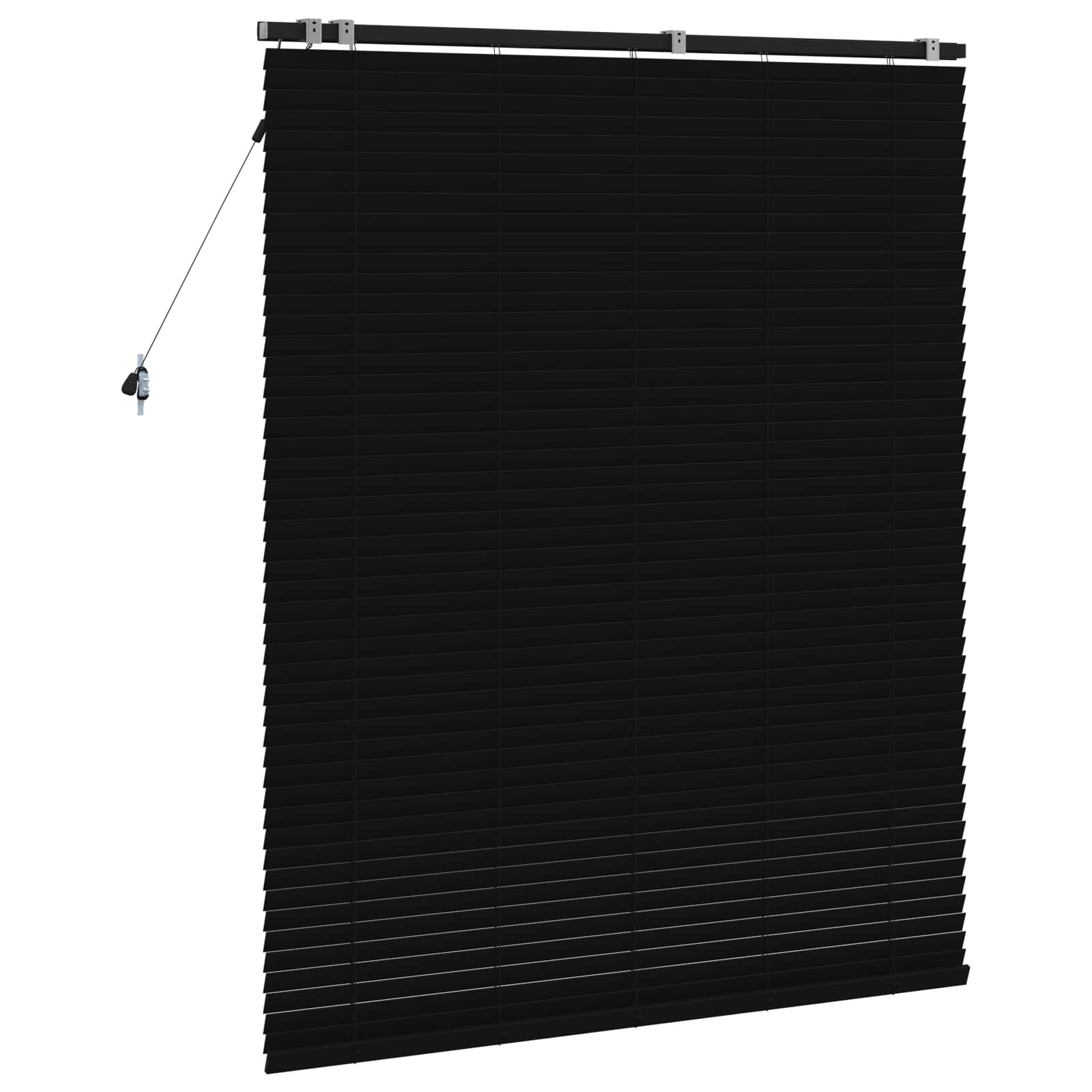 Venecijanska roleta Crna 140 x 160 cm 35 mm