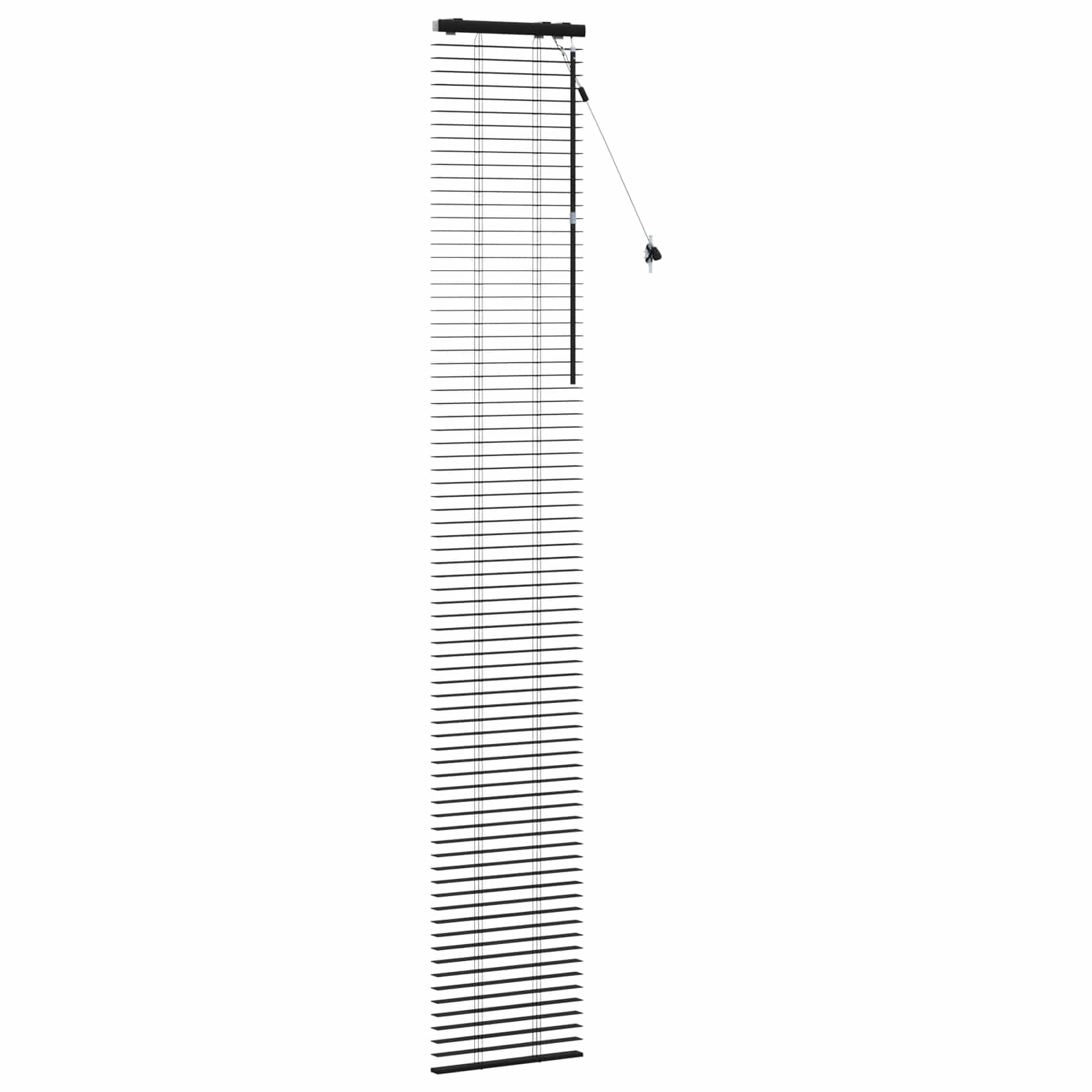 Venecijanska roleta Crna 40 x 250 cm 35 mm