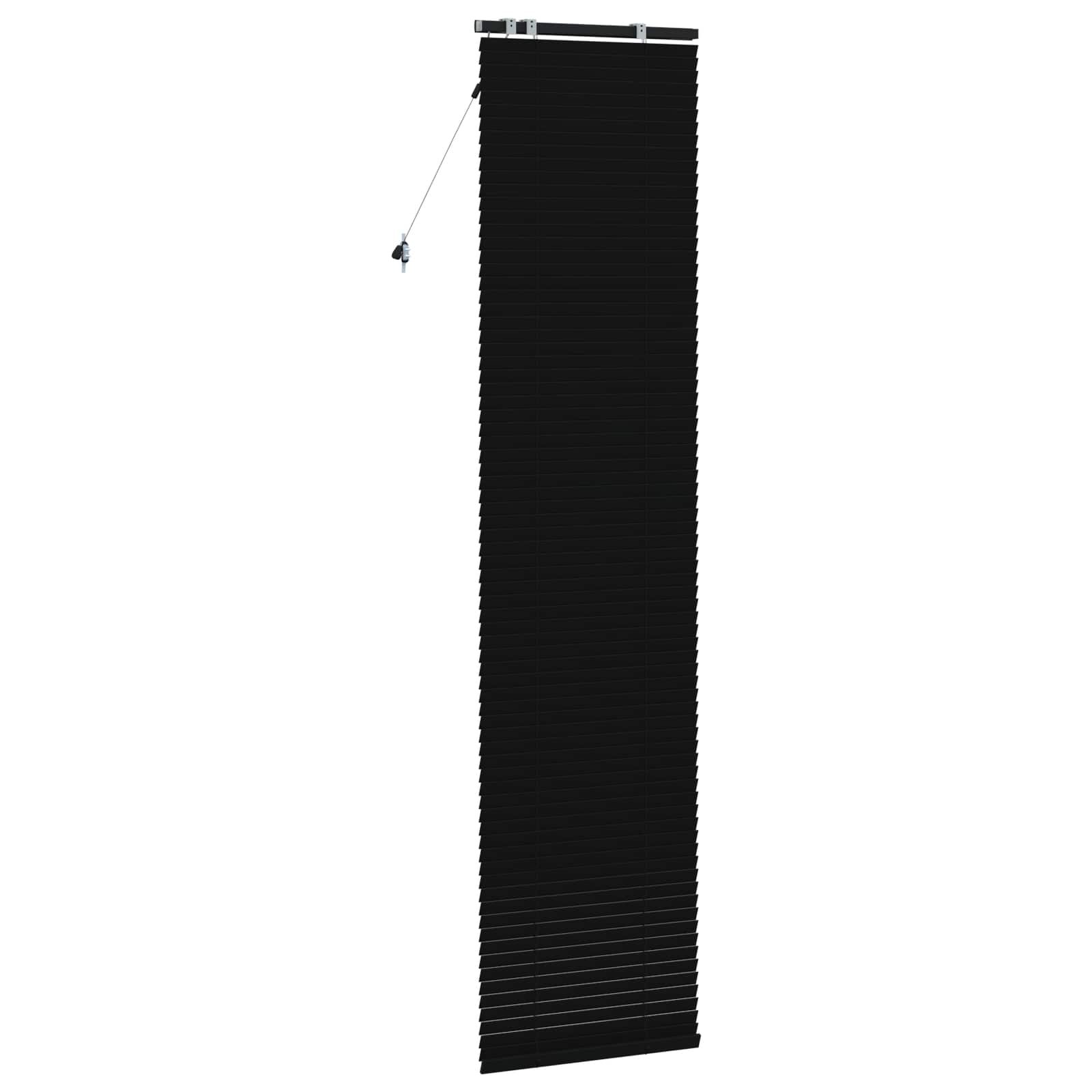 Venecijanska roleta Crna 55 x 250 cm 35 mm