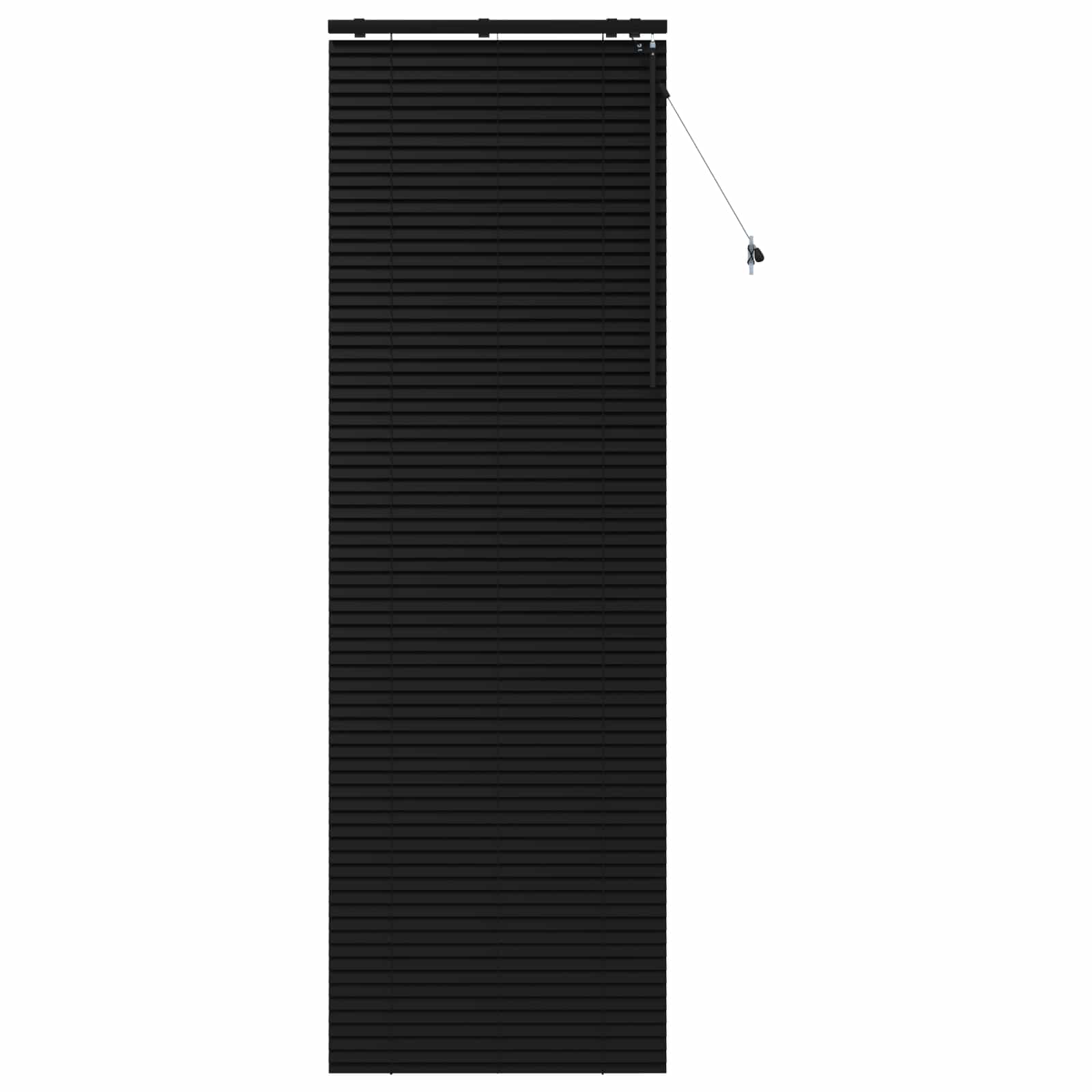 Venecijanska roleta Crna 80 x 250 cm 35 mm
