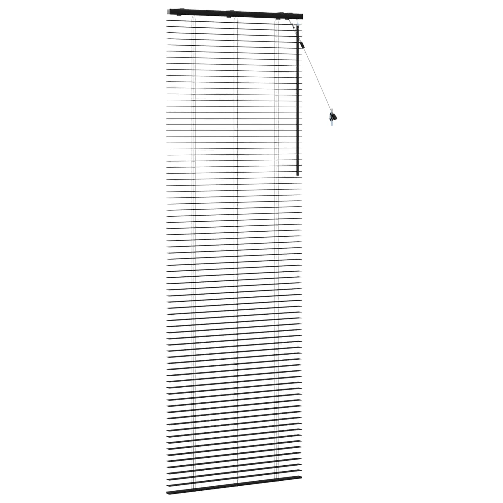 Venecijanska roleta Crna 85 x 250 cm 35 mm