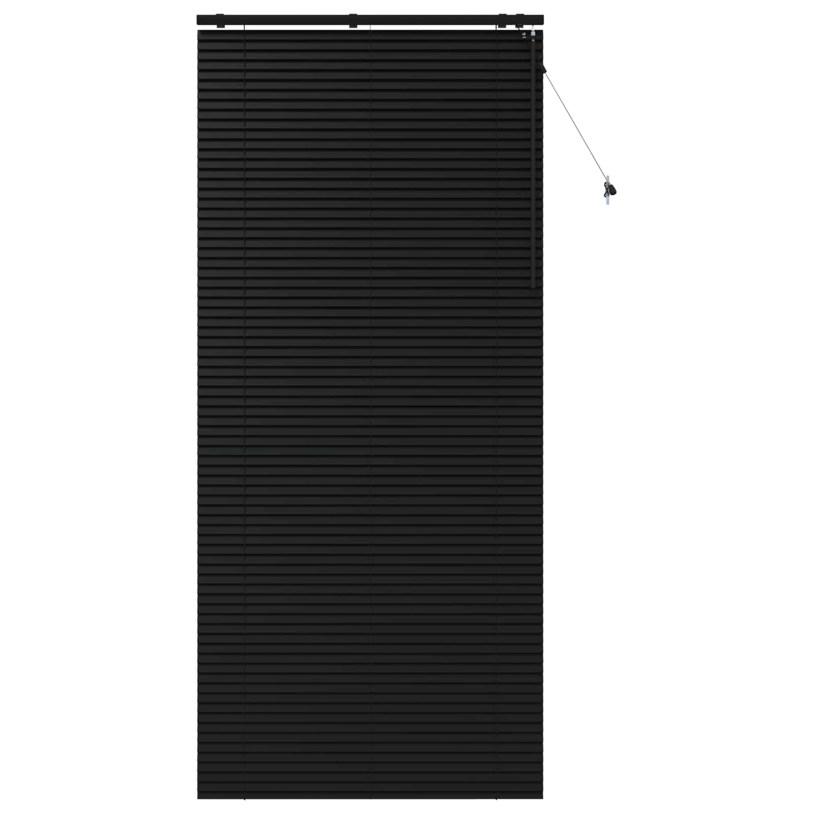 Venecijanska roleta Crna 110 x 250 cm 35 mm