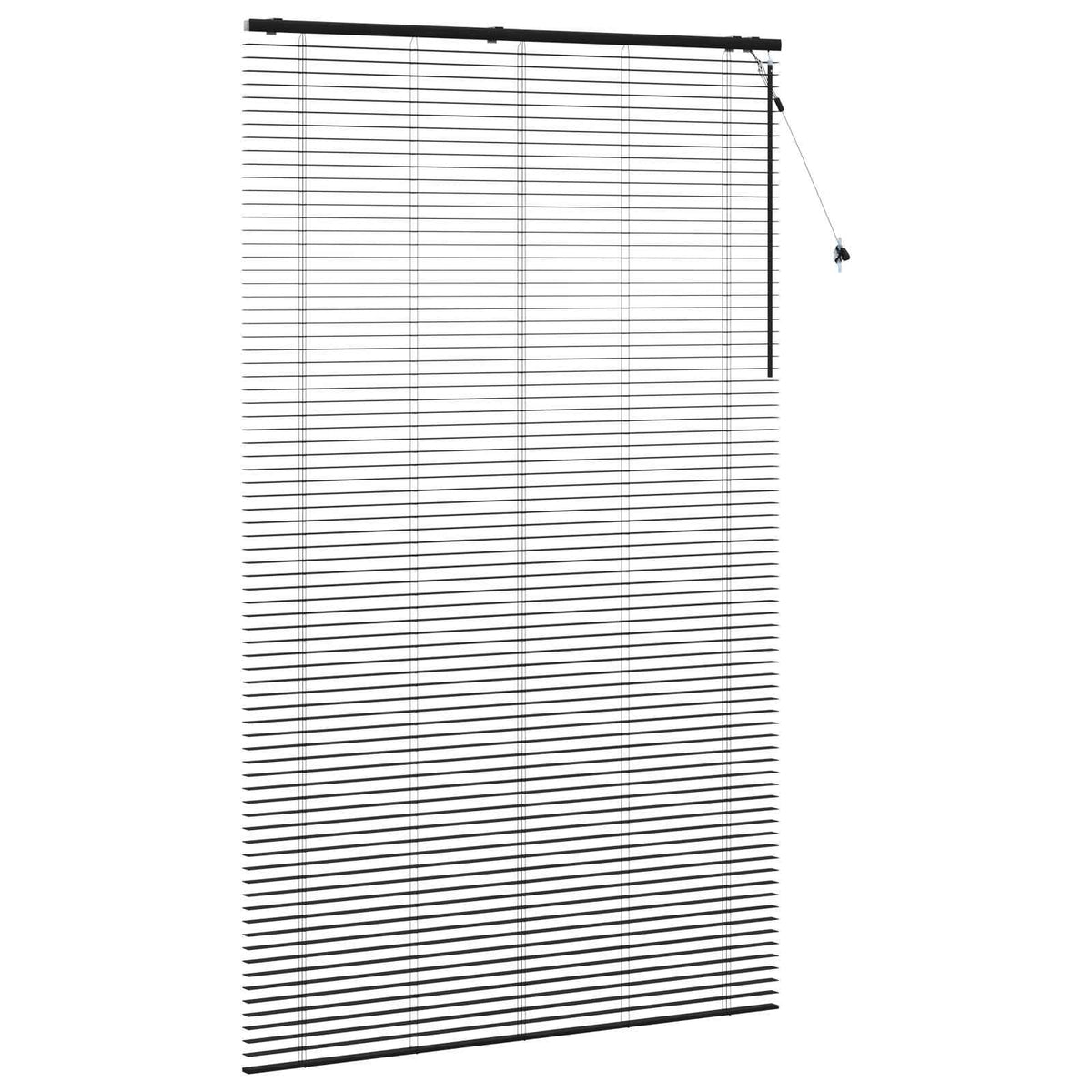 Venecijanska roleta Crna 155 x 250 cm 35 mm