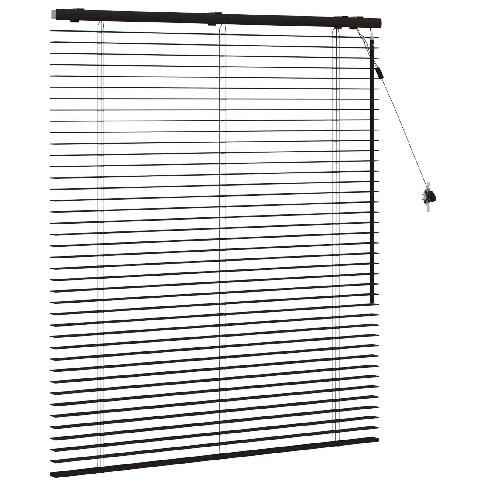 Venecijanska roleta Tamno smeđa 120 x 130 cm 35 mm