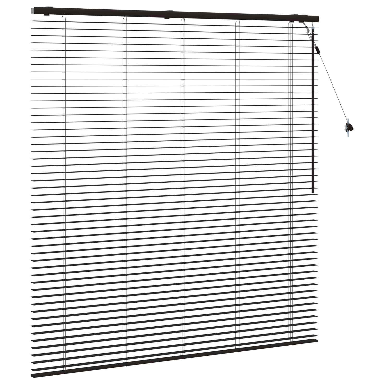 Venecijanska roleta Tamno smeđa 150 x 160 cm 35 mm