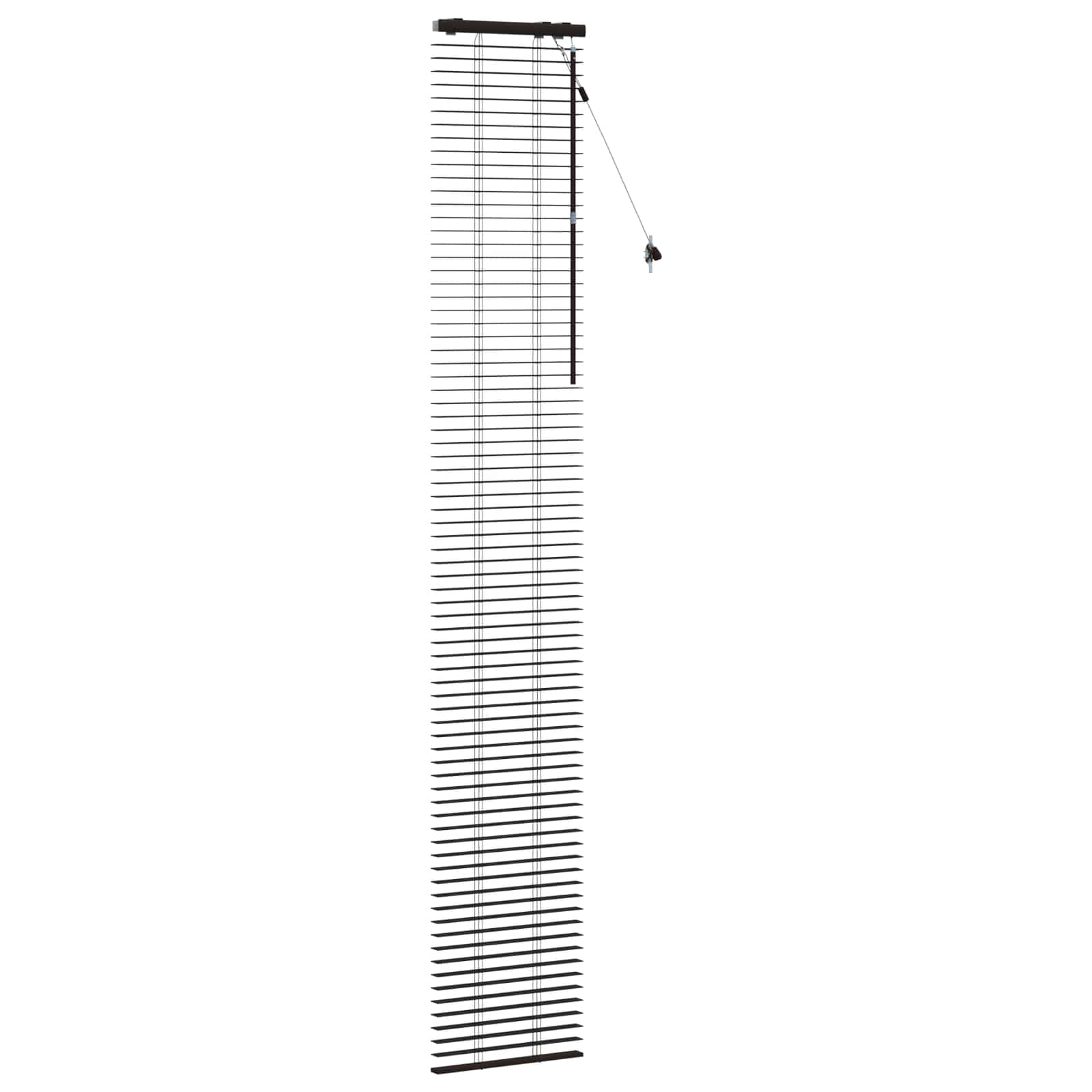 Venecijanska roleta Tamno smeđa 45 x 250 cm 35 mm