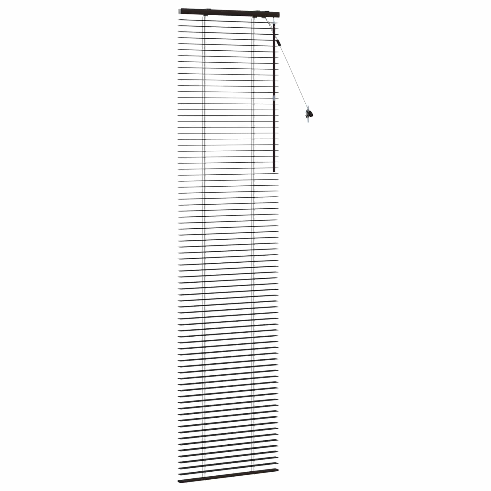 Venecijanska roleta Tamno smeđa 60 x 250 cm 35 mm