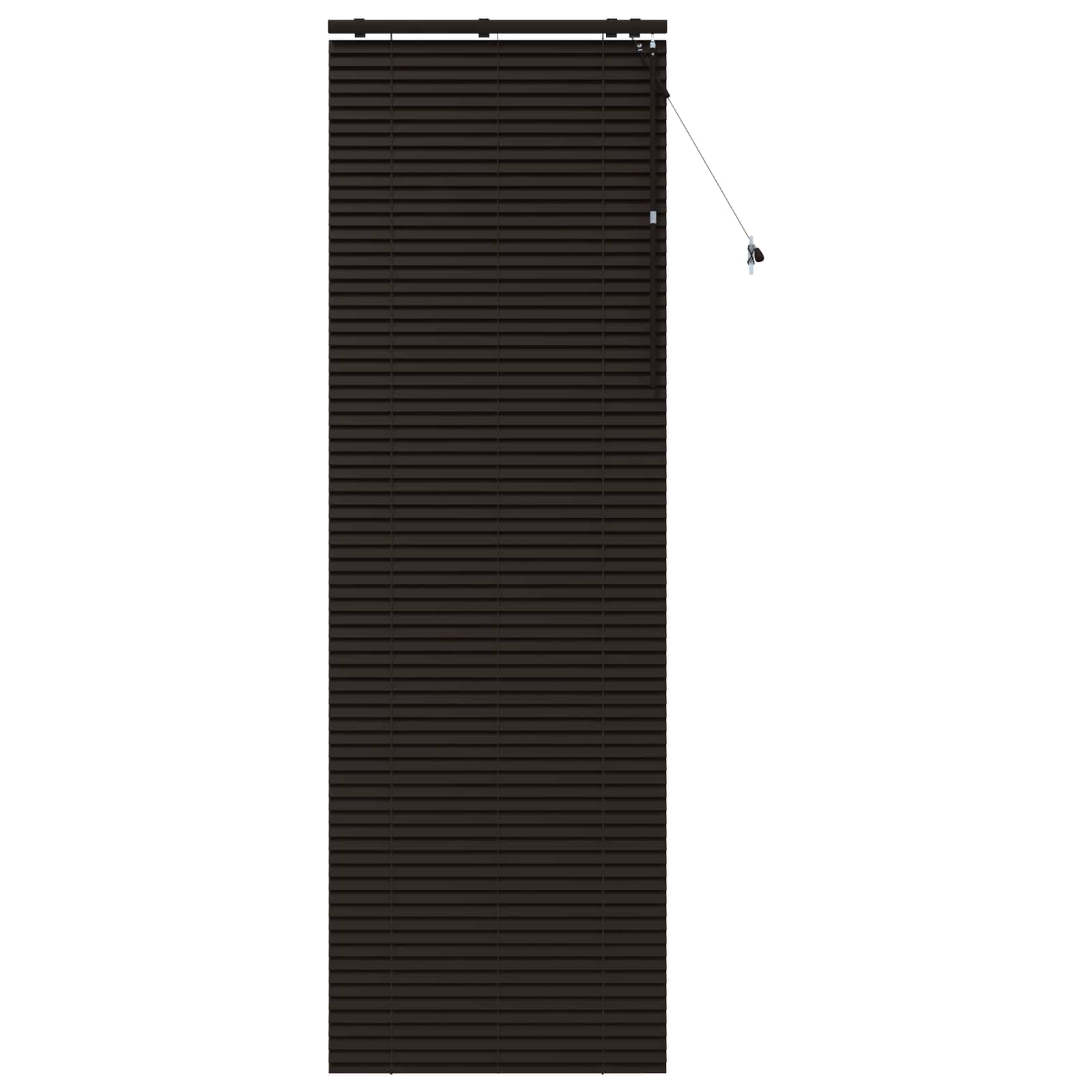 Venecijanska roleta Tamno smeđa 75 x 250 cm 35 mm