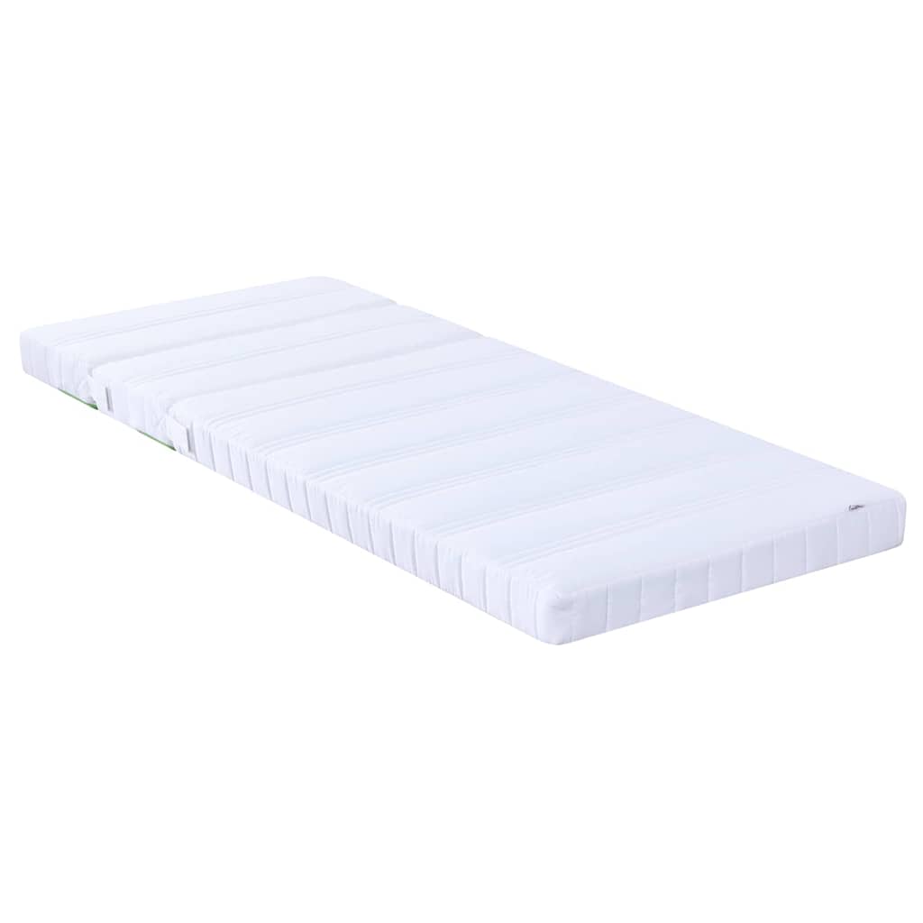 Krevet s produžetnim madracem s uzglavljem Smeđa 80 x 200 cm