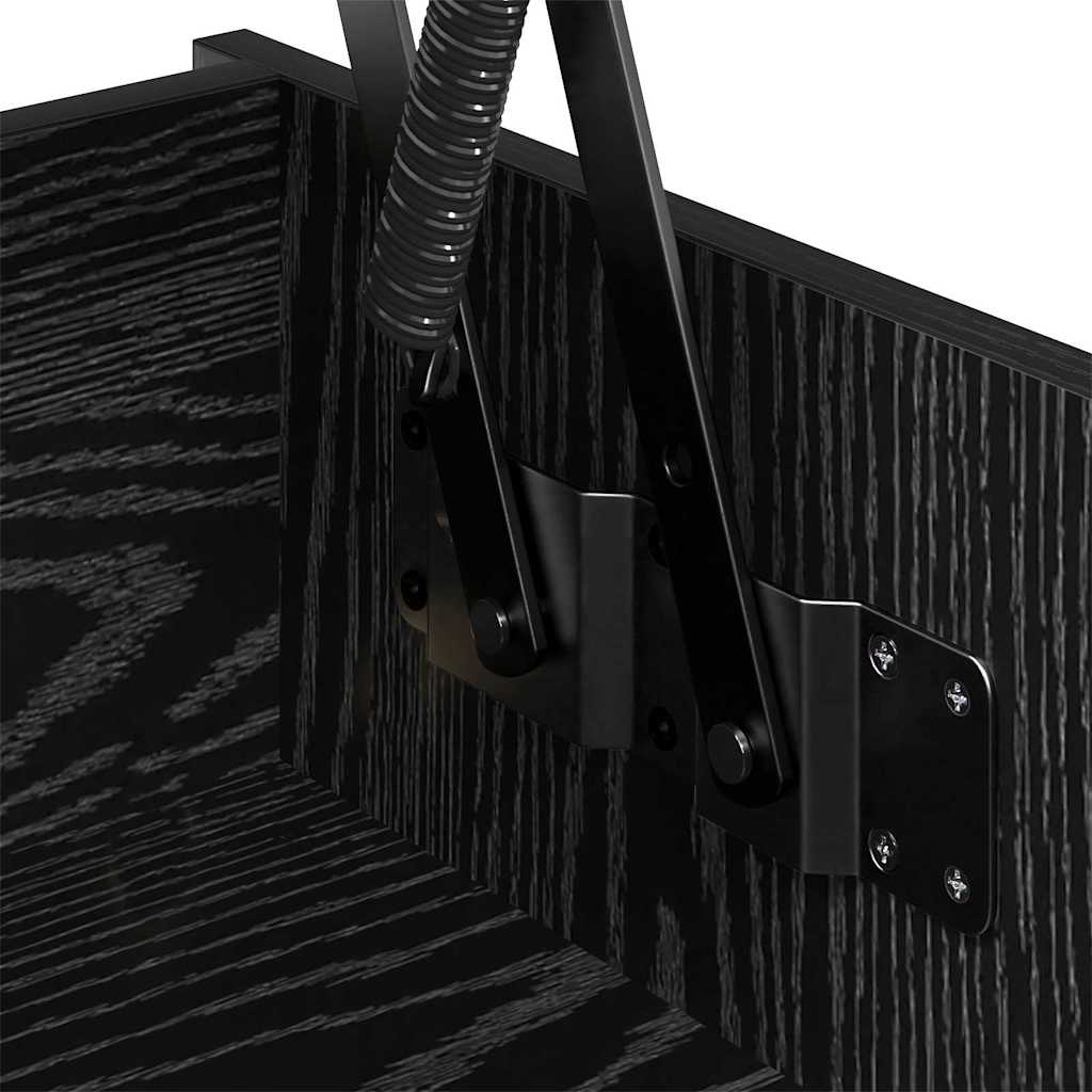 Kava Stol Crni hrast 80 x 50,5 x 41,5 cm Konstruirano drvo