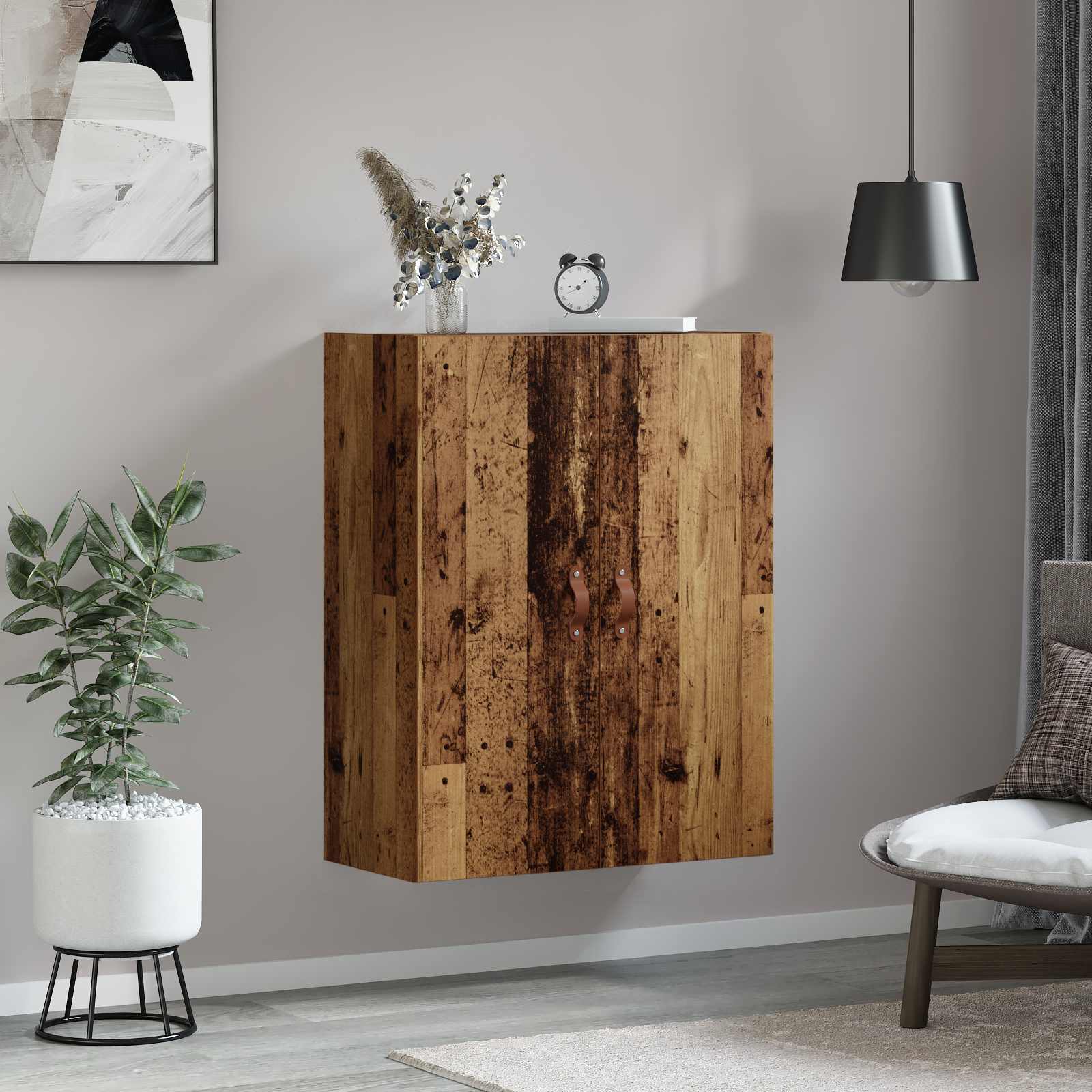 Ormar za Zid Staro drvo 69,5 x 34 x 90 cm Konstruirano drvo