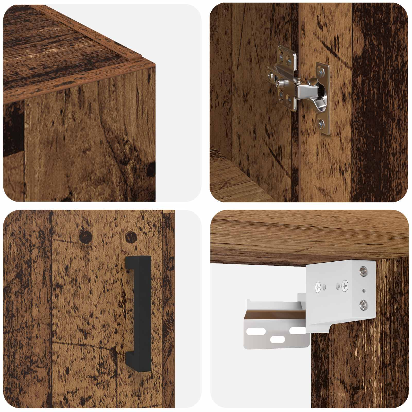 Ormar za Zid Staro drvo 69,5 x 34 x 90 cm Konstruirano drvo