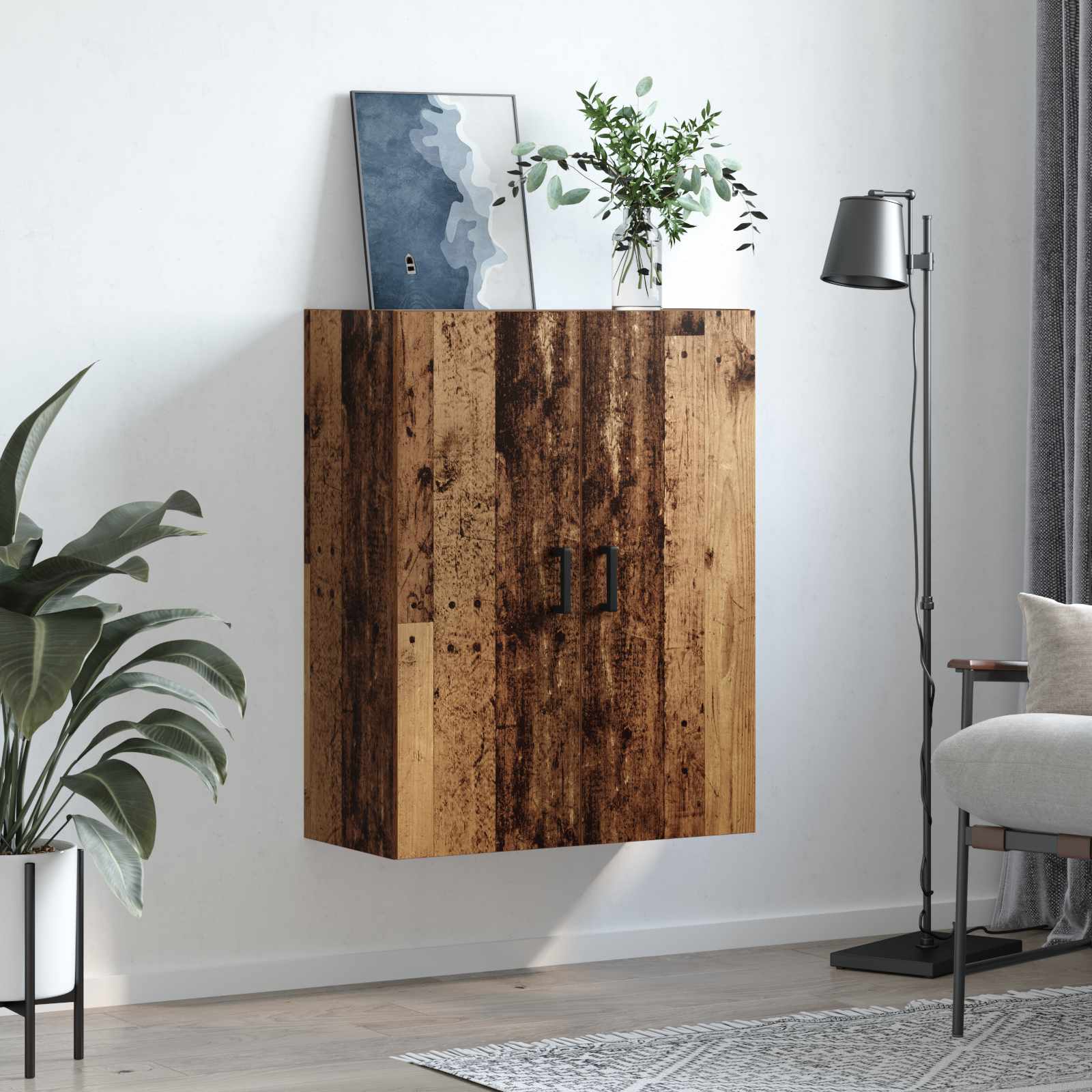 Ormar za Zid Staro drvo 69,5 x 34 x 90 cm Konstruirano drvo