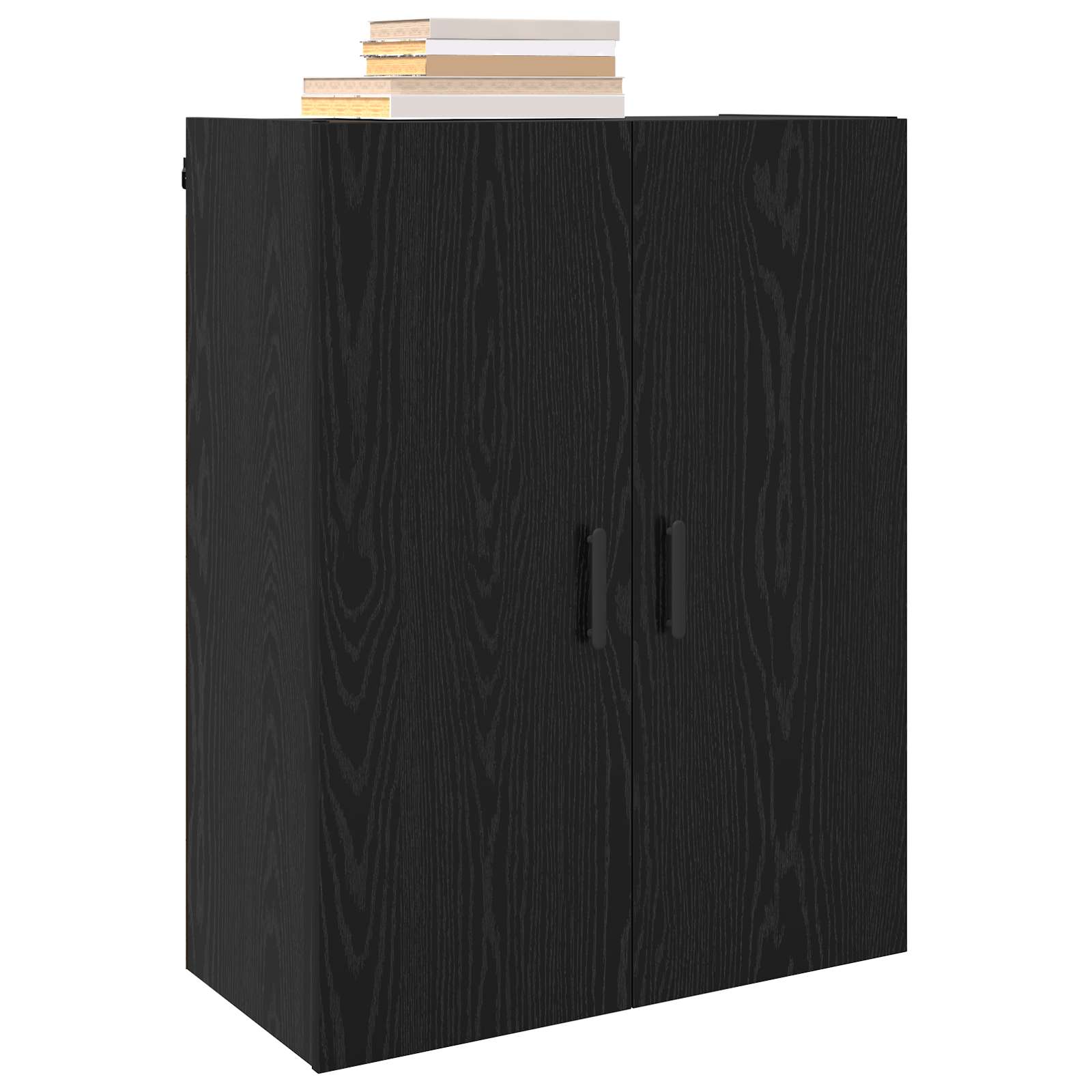 Ormar za Zid Crni hrast 69,5 x 34 x 90 cm Konstruirano drvo
