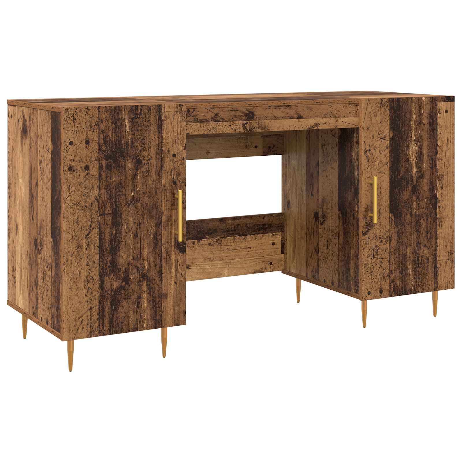 Stol s policom Staro drvo 140 x 50 x 75 cm Konstruirano drvo