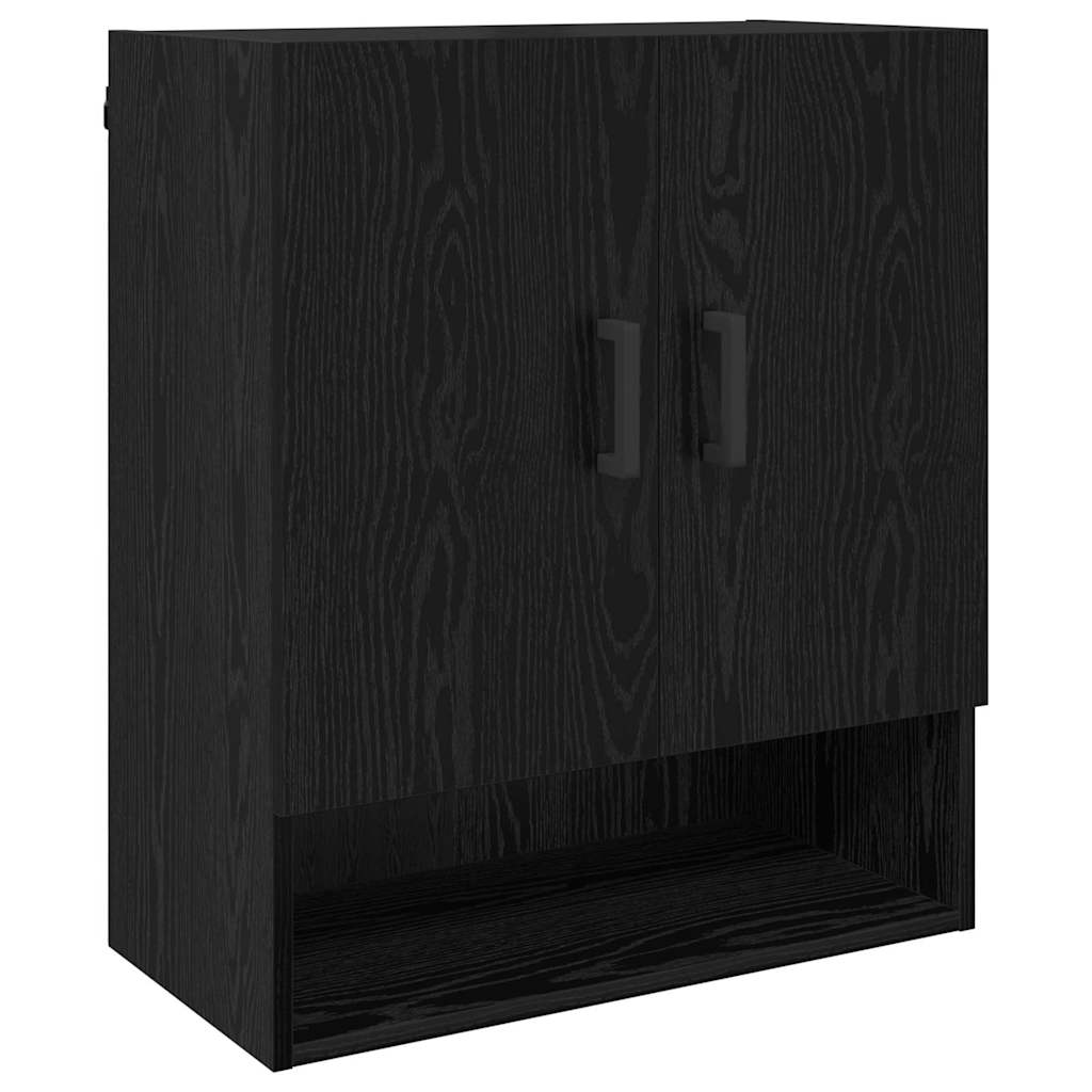 Ormar za Zid Zidne Crni hrast 60 x 31 x 70 cm Konstruirano drvo