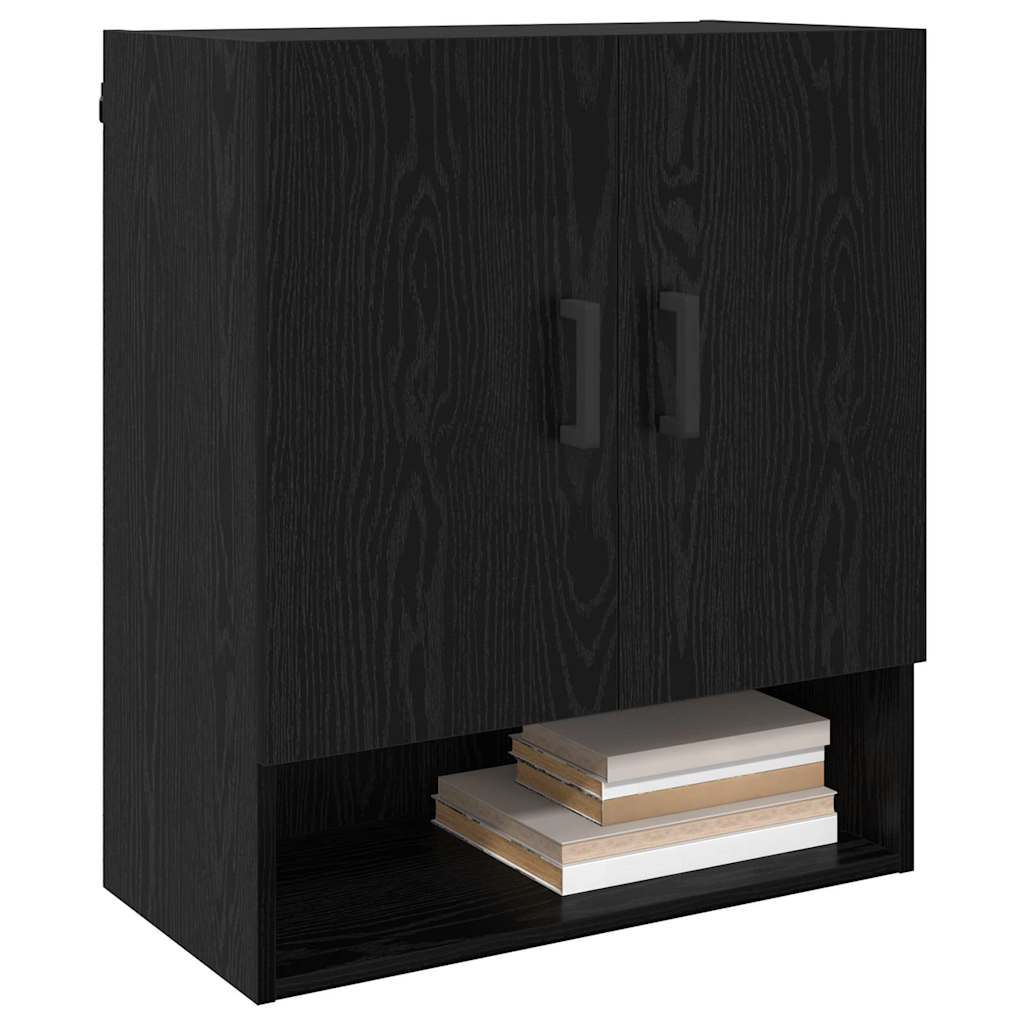 Ormar za Zid Zidne Crni hrast 60 x 31 x 70 cm Konstruirano drvo