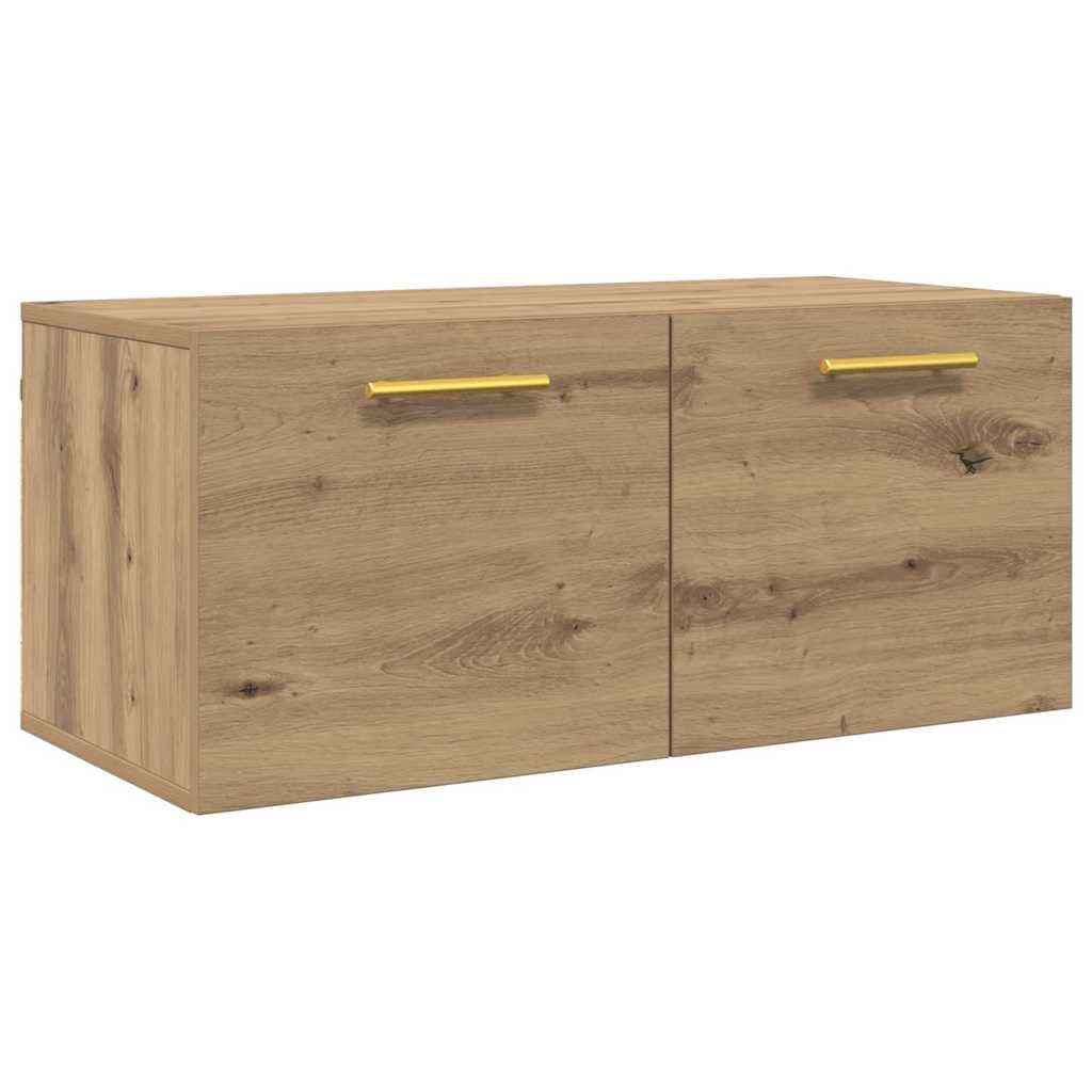 Ormar za Zid 80 x 36.5 x 35 cm Konstruirano drvo hrast artisan