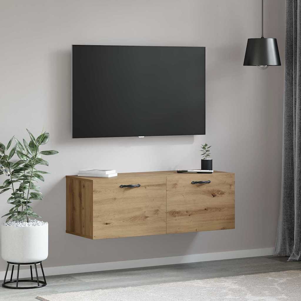 Ormar za montažu na zid Umjetnički hrast 100 x 36,5 x 35 cm