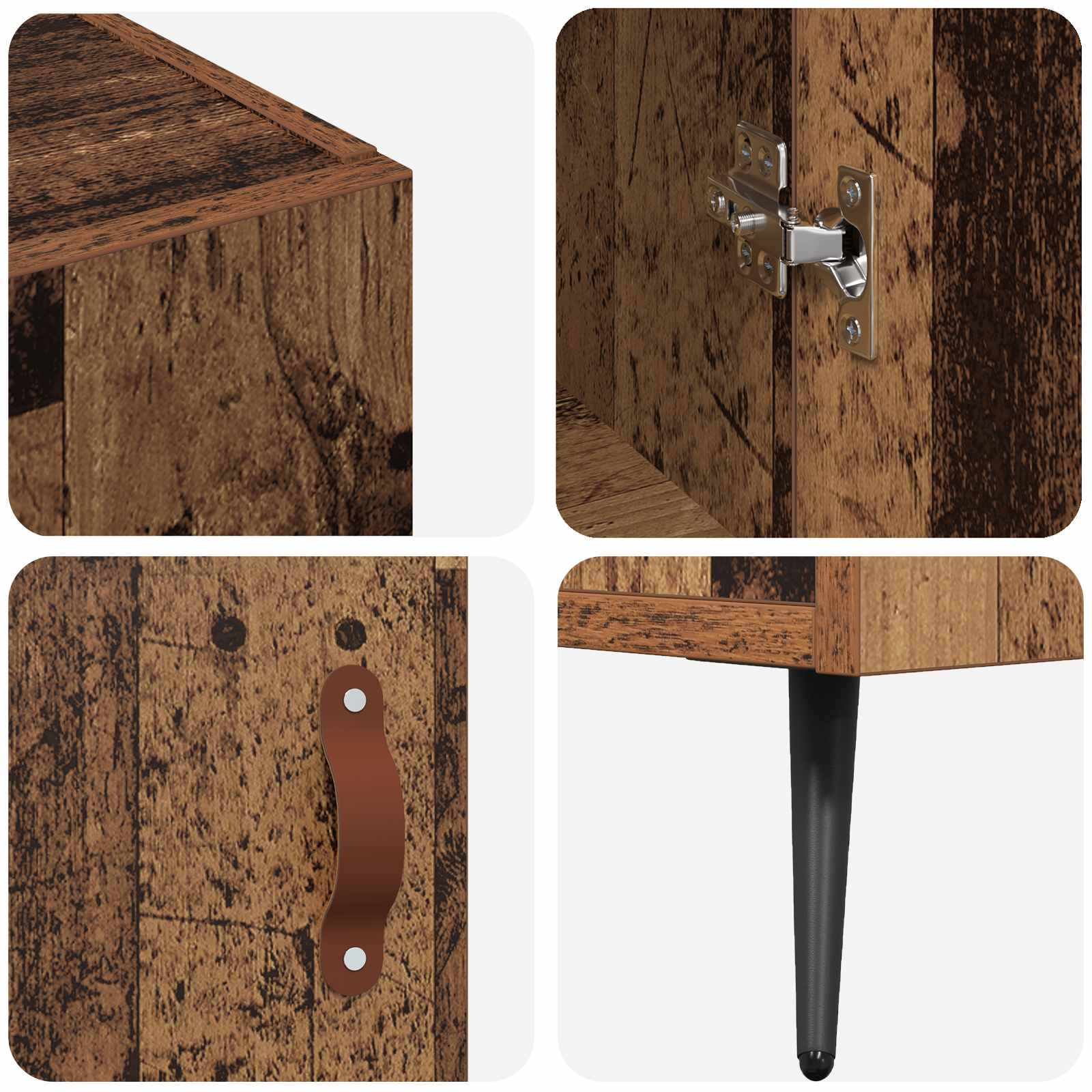 Kreveta Staro drvo 89,5 x 34 x 80 cm Konstruirano drvo