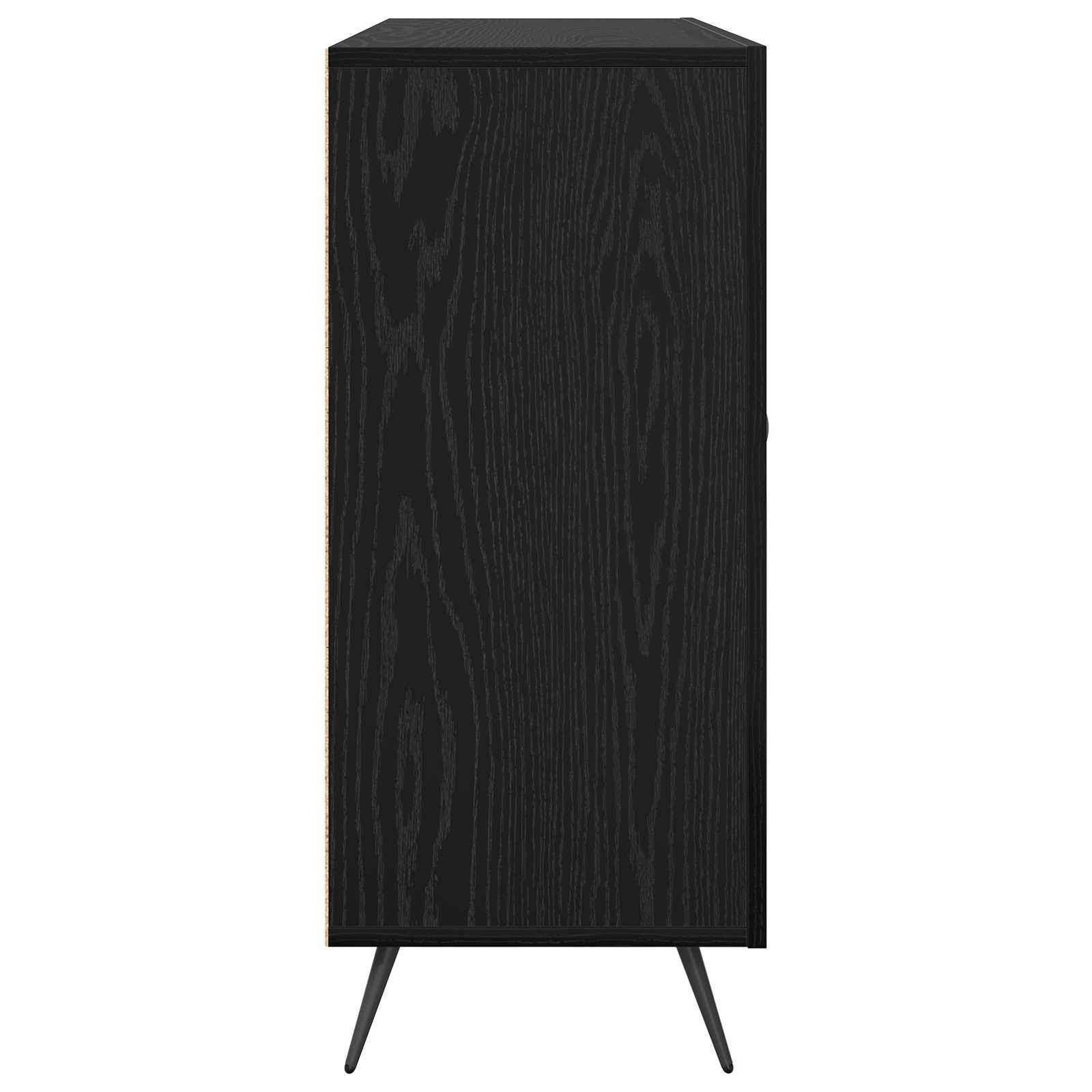 Kreveta Crni hrast 89,5 x 34 x 80 cm Konstruirano drvo