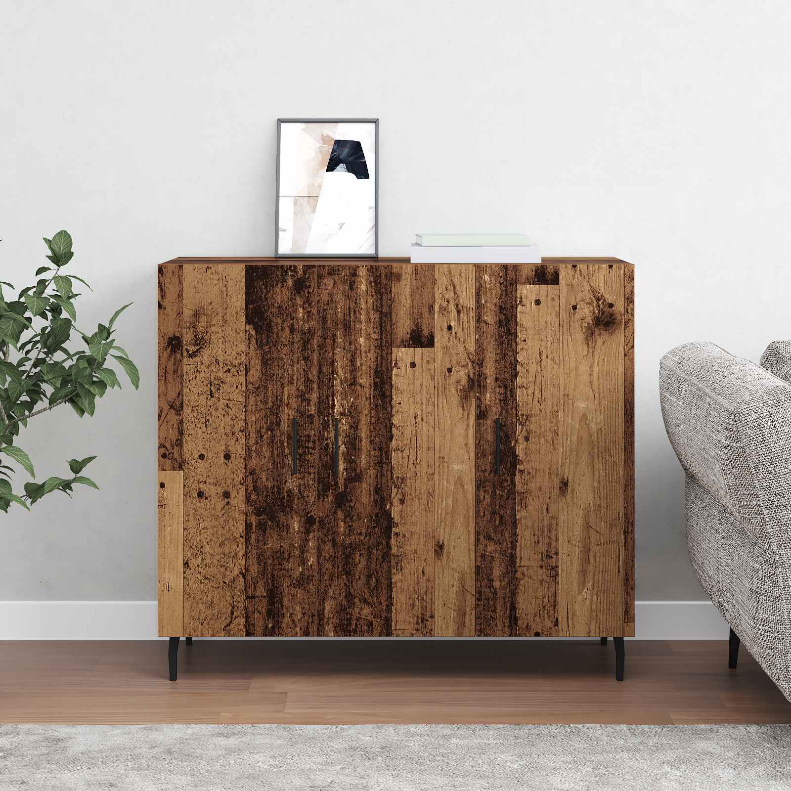 Kreveta Staro drvo 90 x 34 x 80 cm Konstruirano drvo