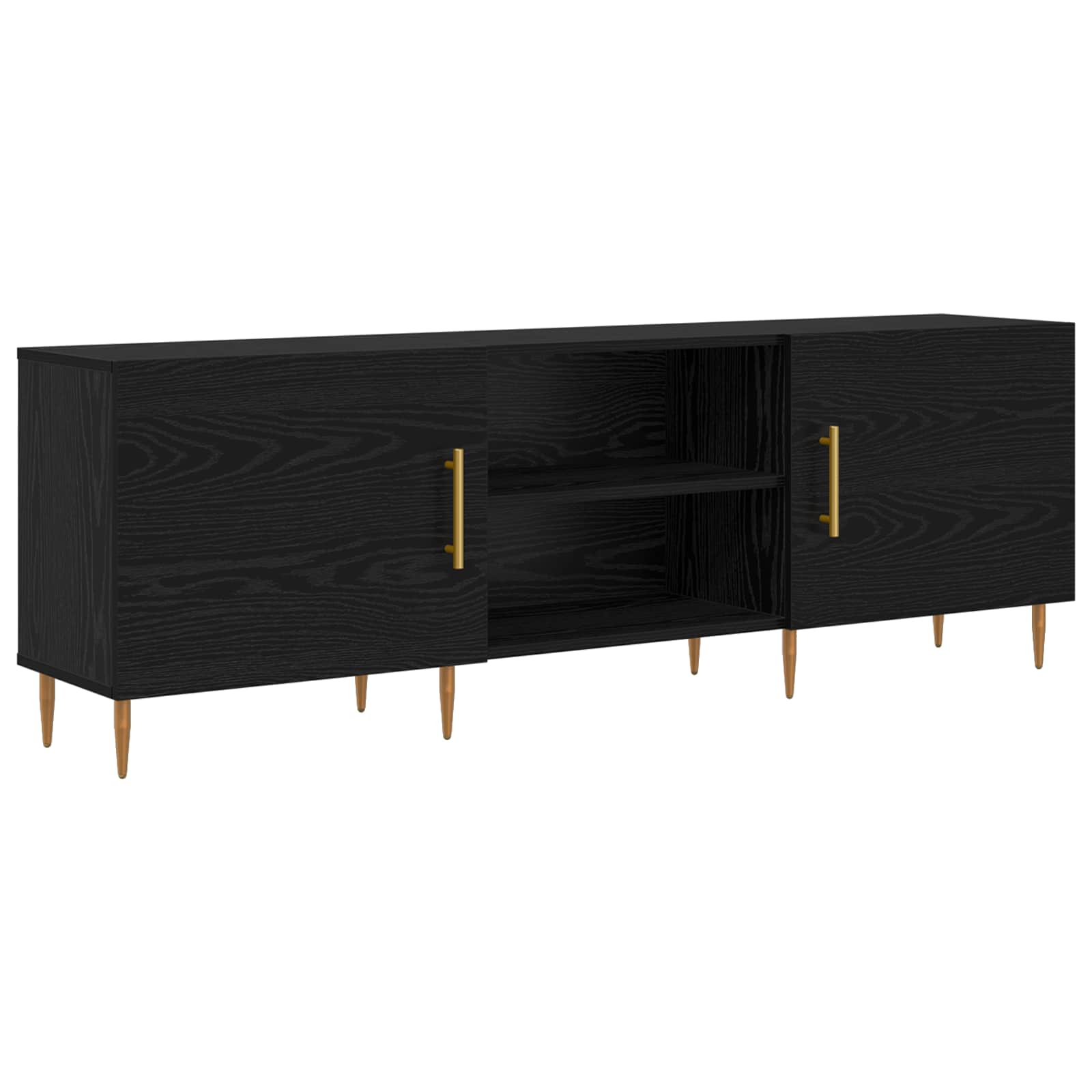 TV ormar Crni hrast 150 x 30 x 50 cm Konstruirano drvo